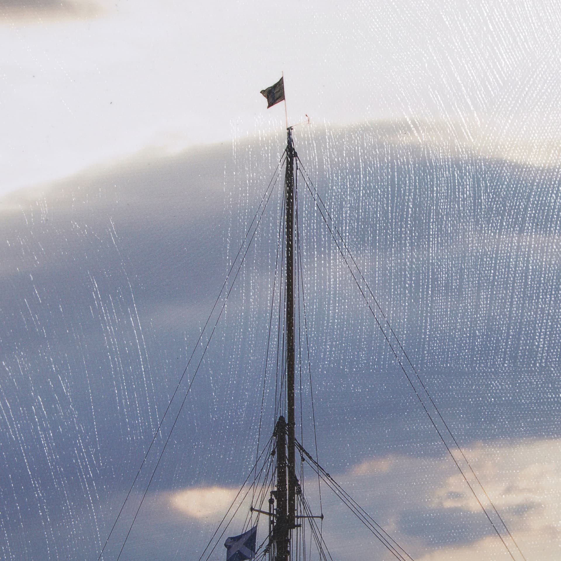 Daybreak Sail by Ben Wood a Hand Embellished Framed Photo Art Print Matted under Glass — product photograph