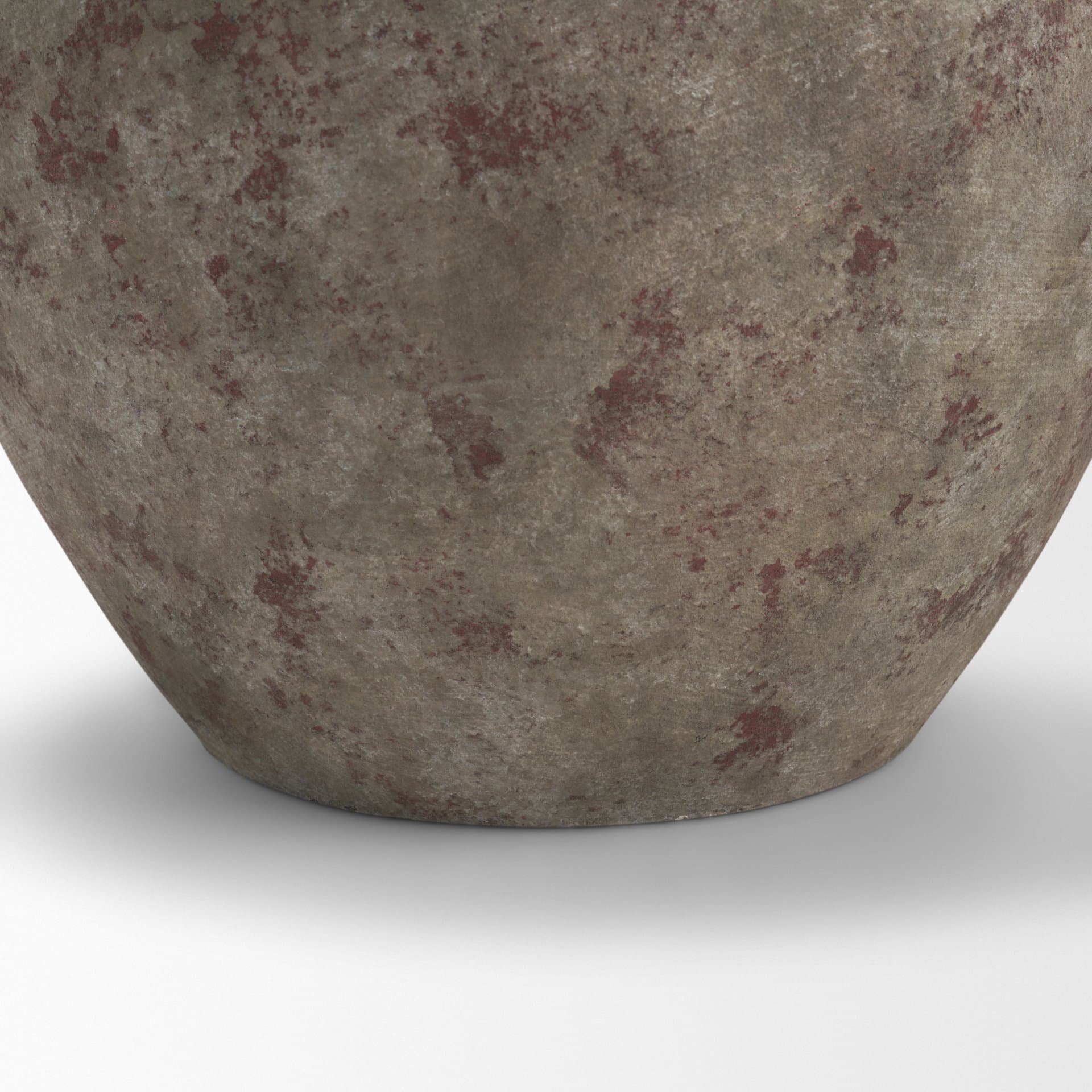 Mattone 24.4H Rustic Weathered Terracotta Floor Vase — product photograph