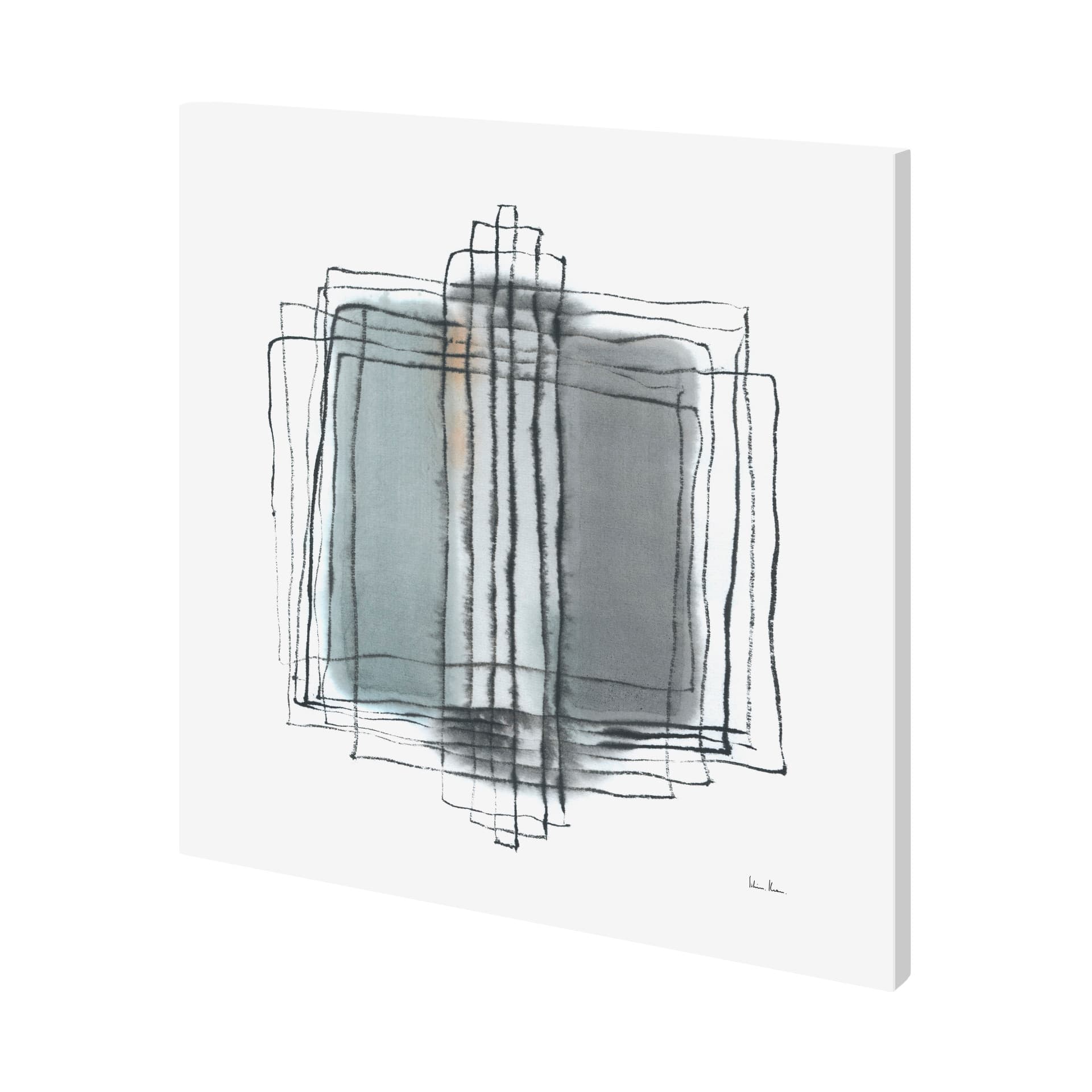 Field III by Silvia Krause a Hand Embellished Textured Canvas — product photograph