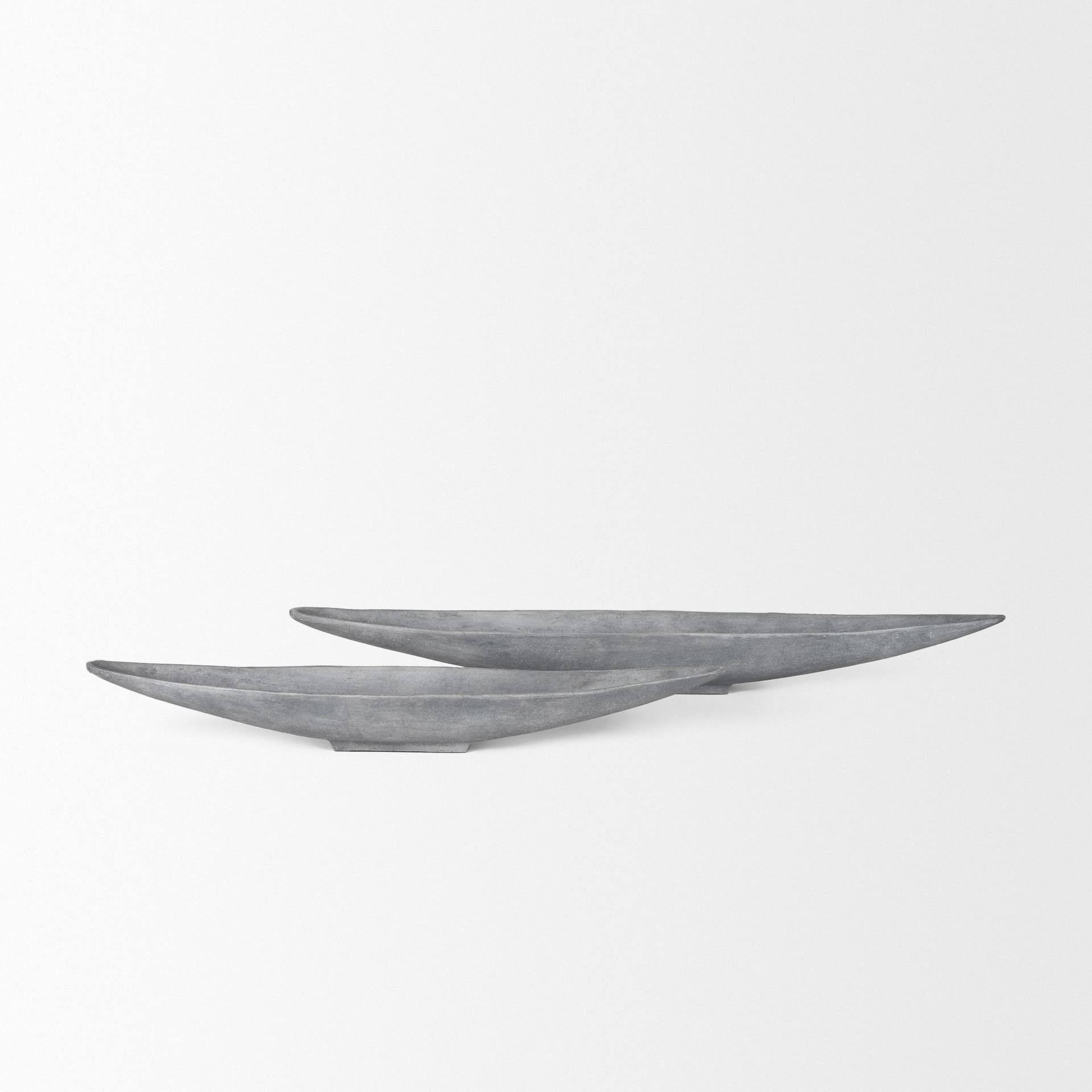 Piero Small Concrete Finished Metal Decorative Bowl — product photograph