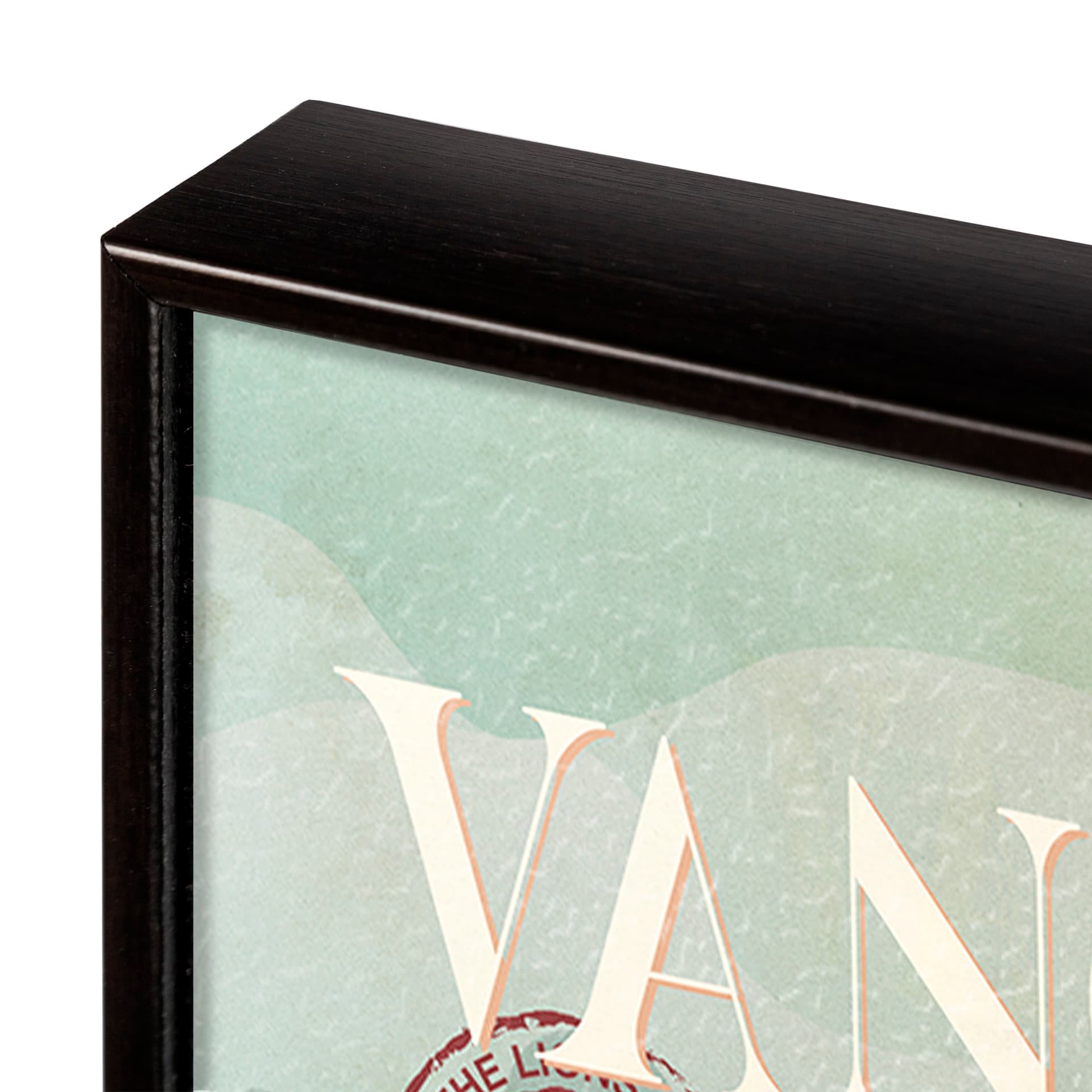 Vancouver Go Canada (SM) by Mercana Studio a Hand Embellished Decograph Framed Art Print — product photograph