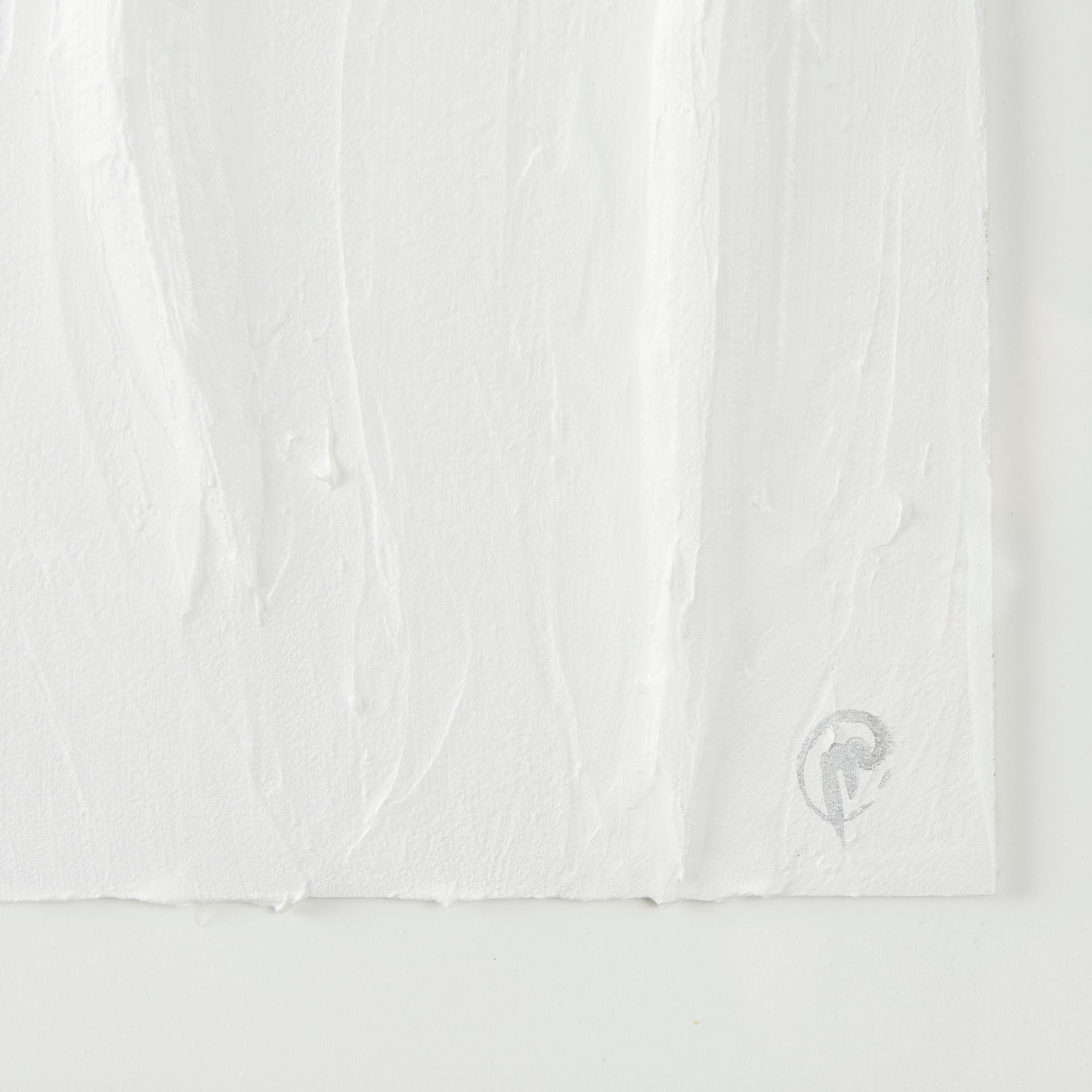 White Vines I (SET OF 2) by Studio M a handmade Original Framed 3D Textured Artwork under Glass — product photograph