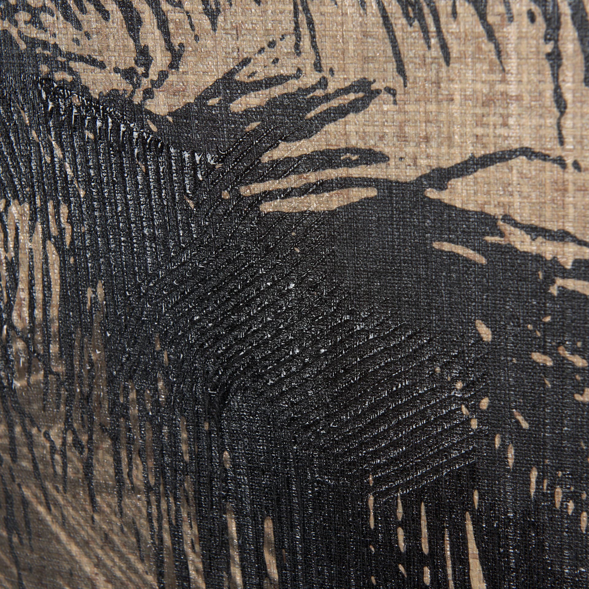 Palm Shadow I by Mercana Studio a Hand Embellished Textured Canvas — product photograph