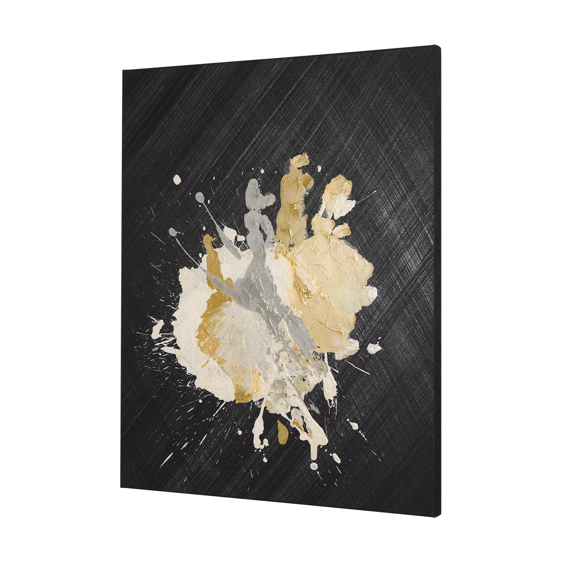 Cosmos II by Mercana Studio a Hand Embellished Textured Canvas — product photograph