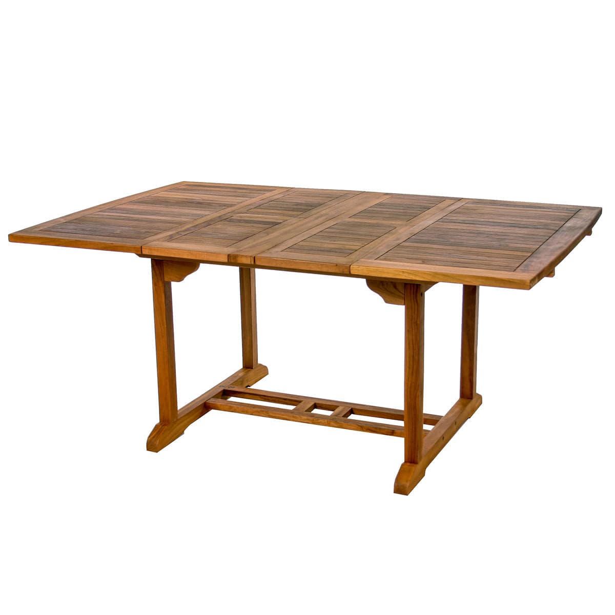 Teak Butterfly Extension Table TD72 — product photograph