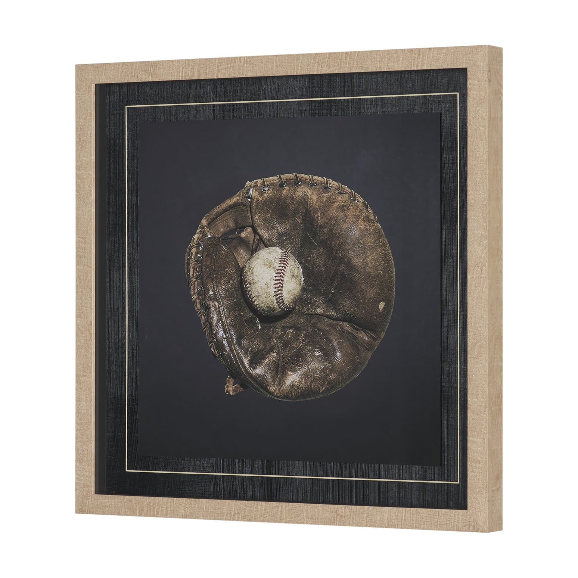Double Play VIII by Mercana Studio Textured Framed Art Print Matted under Glass — product photograph