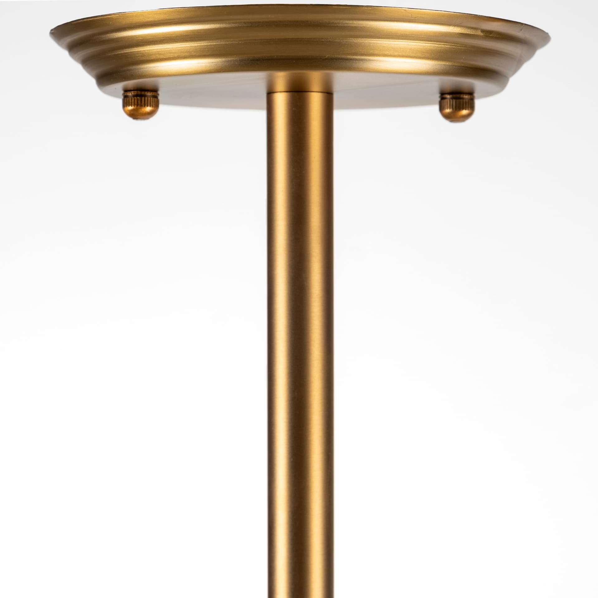 Rudyard Glass Globe and Gold Metal Chandelier — product photograph