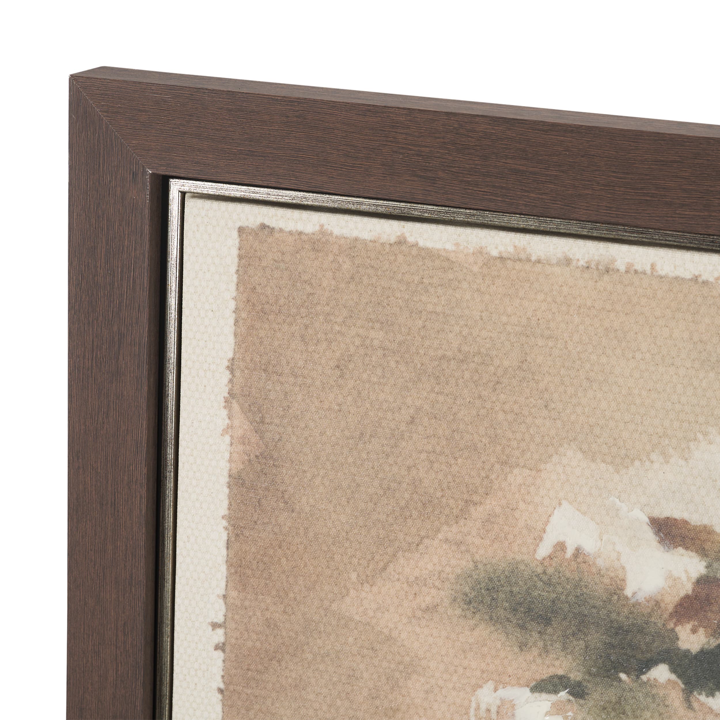 Violet by Mercana Studio Hand-Embellished Textured Framed Canvas Artwork — product photograph