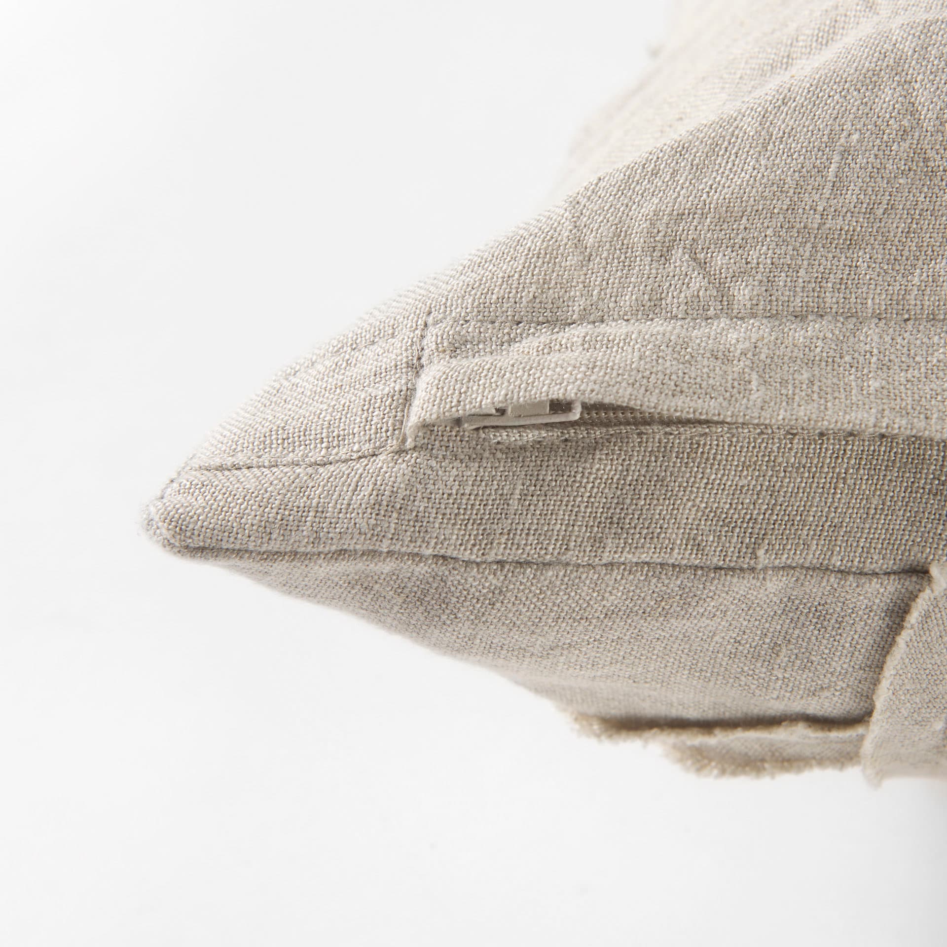 Ivivva 14x26 Beige Fabric Textured Decorative Pillow Cover — product photograph