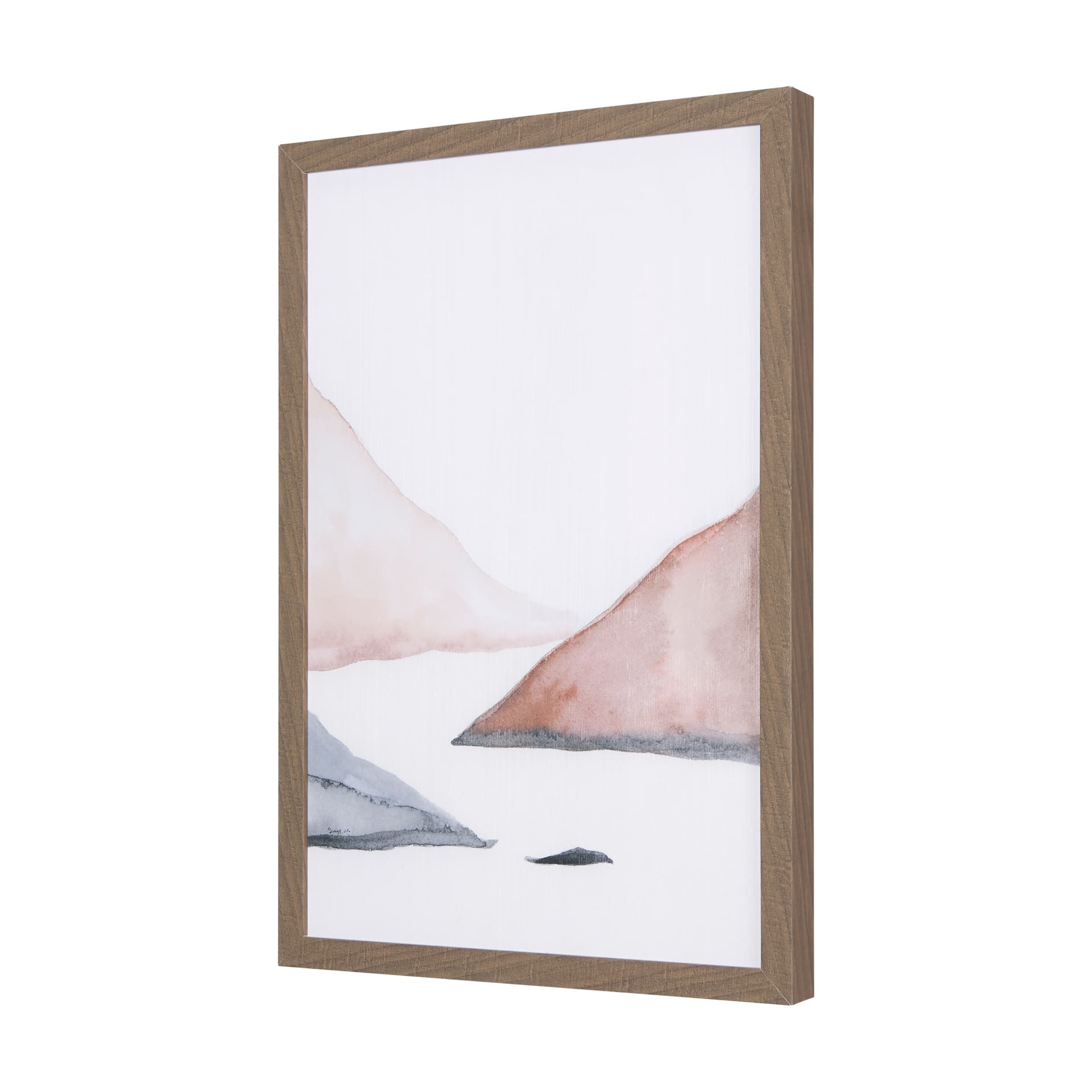 Sandy Land I by Mercana Studio a Hand Embellished Textured Framed Art Print — product photograph
