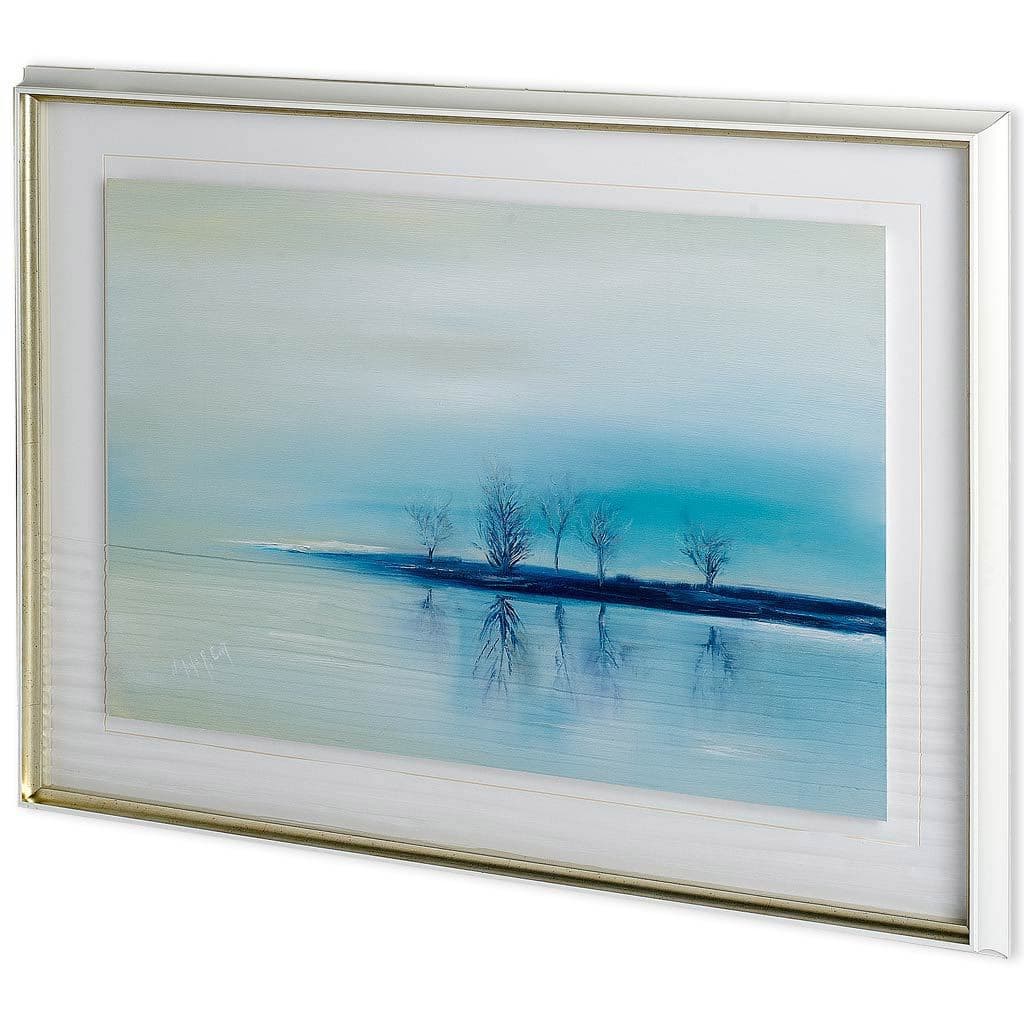 Stillness by Michelle Gort a Hand Embellished Textured Framed Photo Art Print Matted under Glass — product photograph