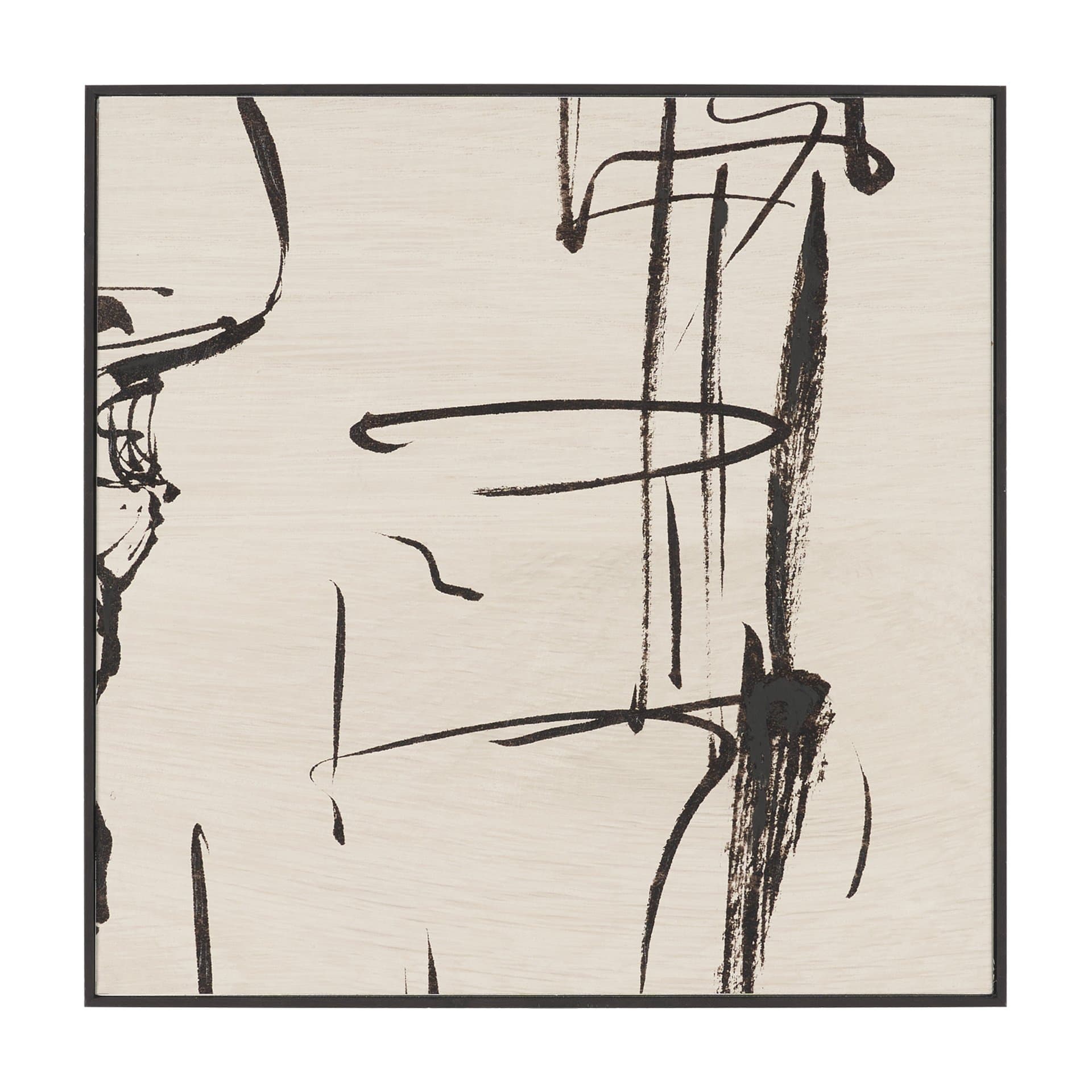 Sculptured Chaos VI by Mercana Studio Hand Embellished Textured Framed Artwork — product photograph
