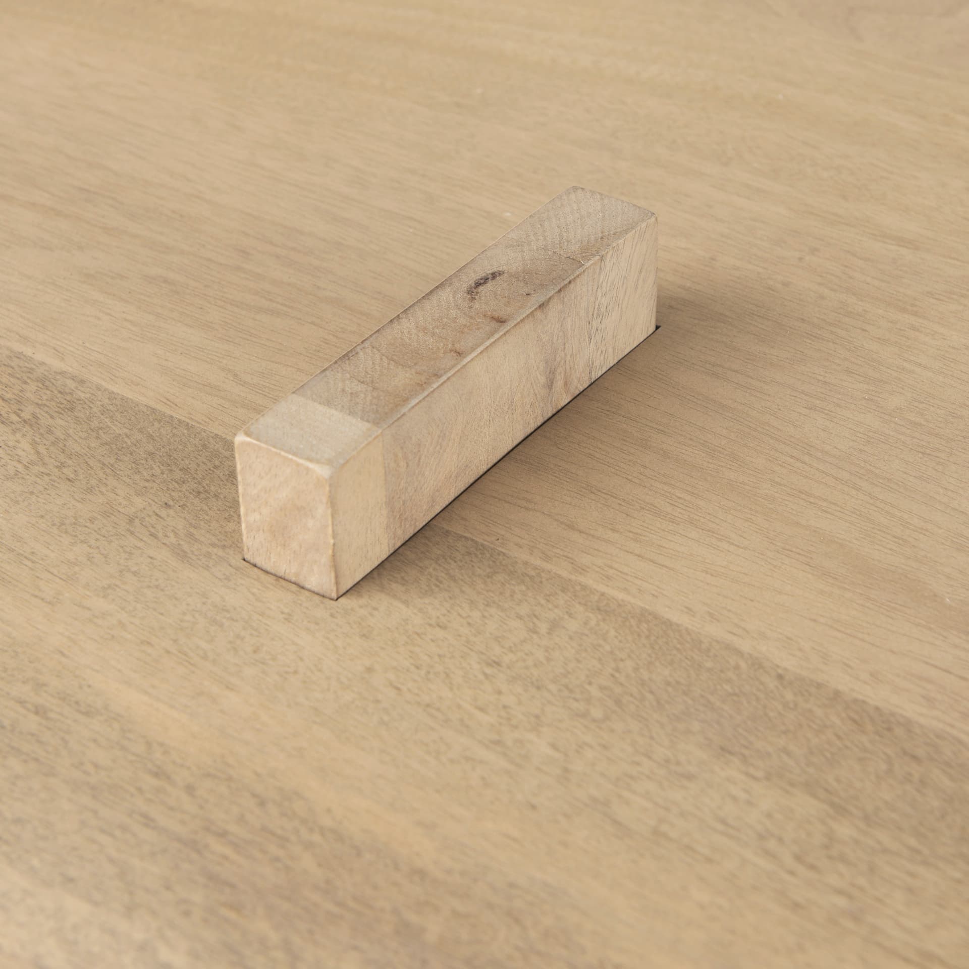 Aida 56 x 34 Rectangular Light Brown Wood Coffee Table — product photograph