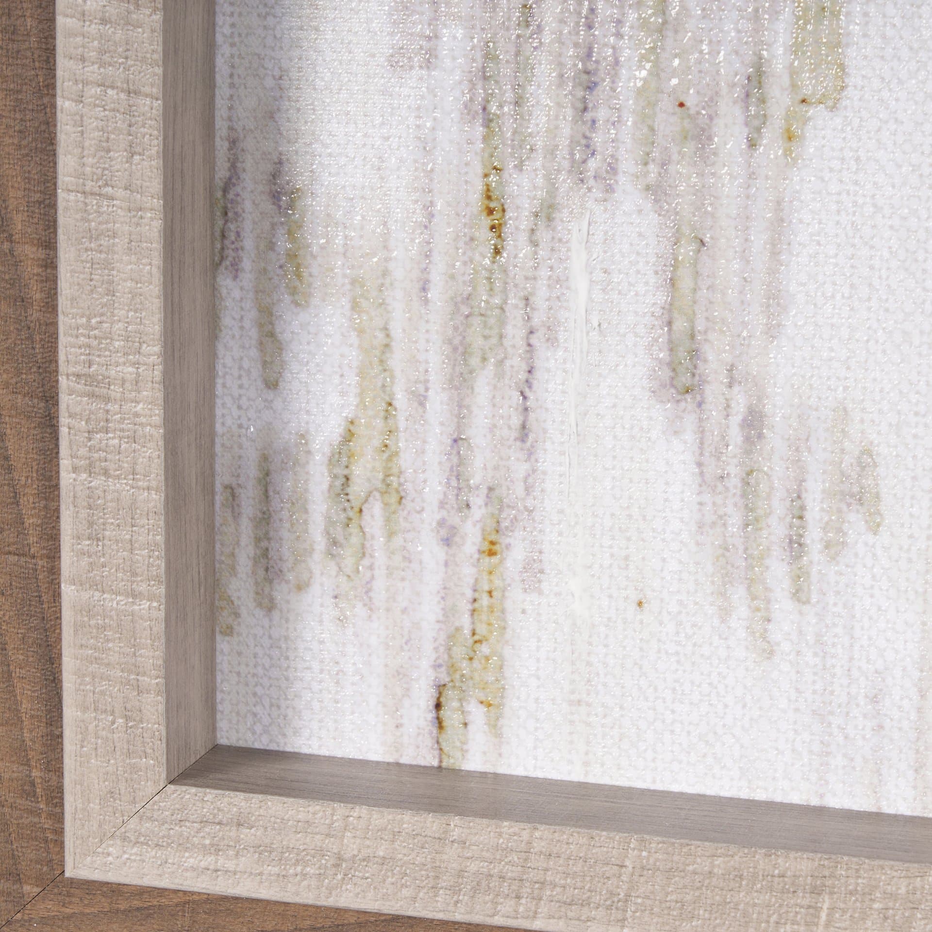 Ikat Patterns I by Silvia Krause a Hand Embellished Textured Framed Art Print — product photograph