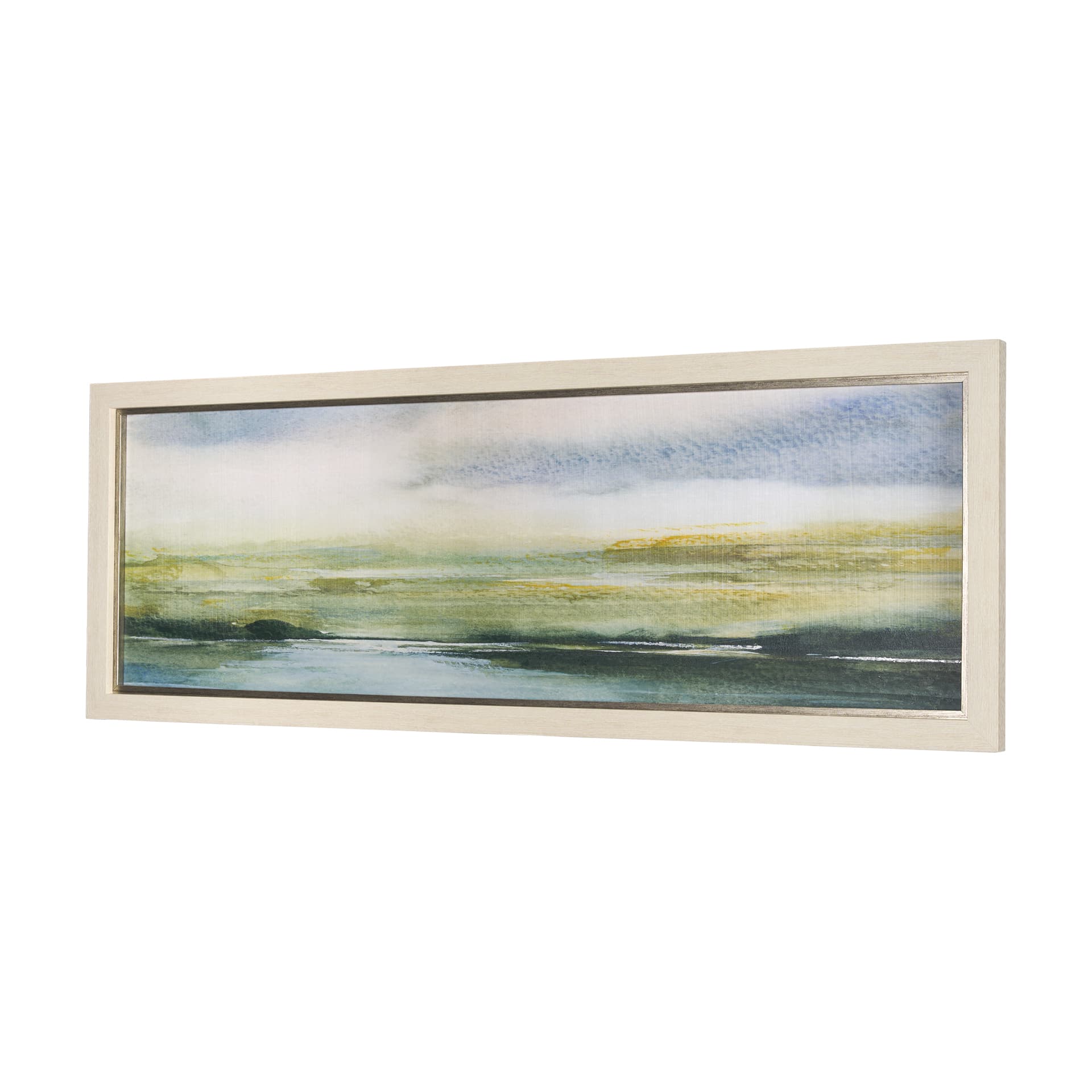 Spring Horizon I by Mercana Studio a Hand Embellished Textured Framed Art Print — product photograph