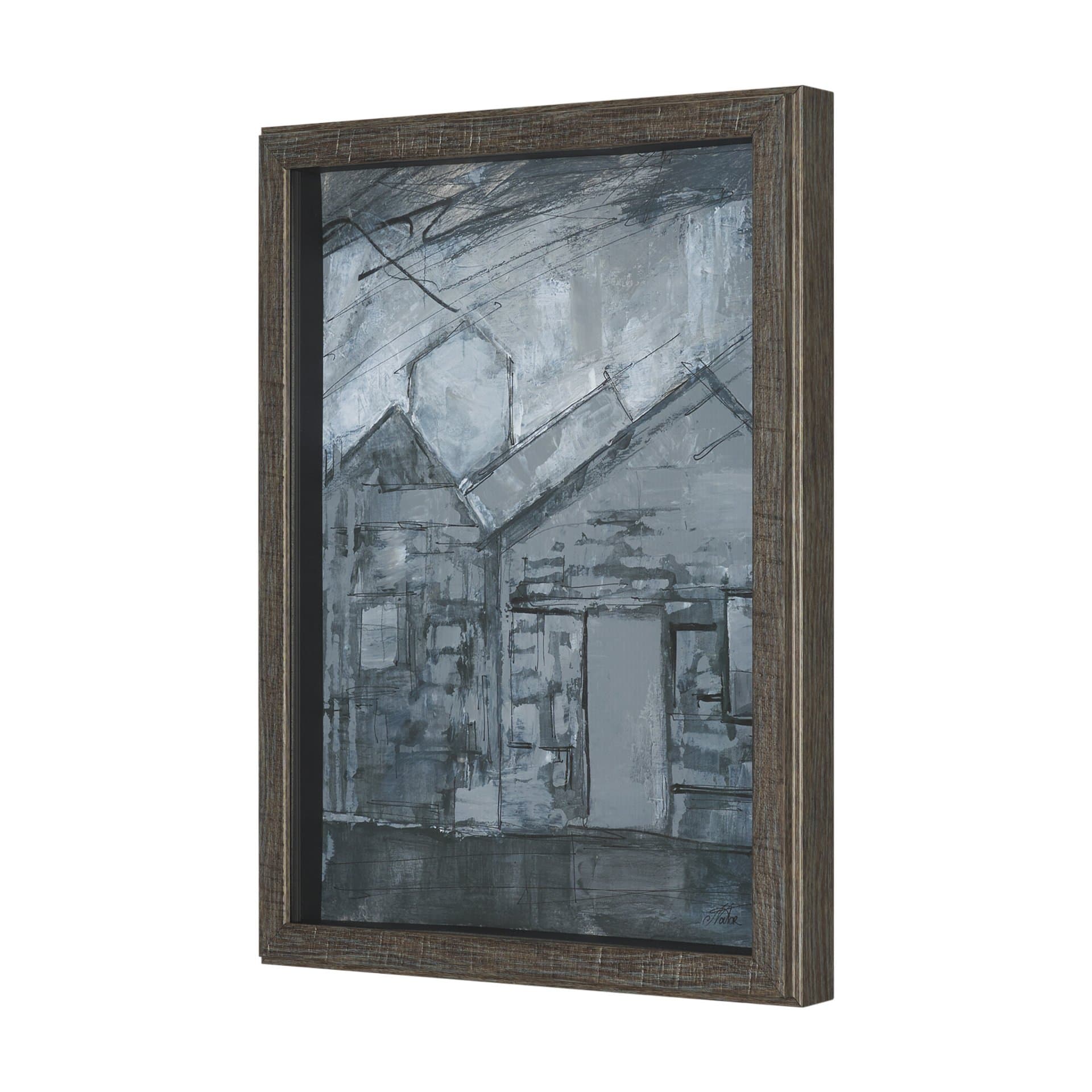 Community 1C by Mercana Studio Framed Artwork Matted under Glass — product photograph