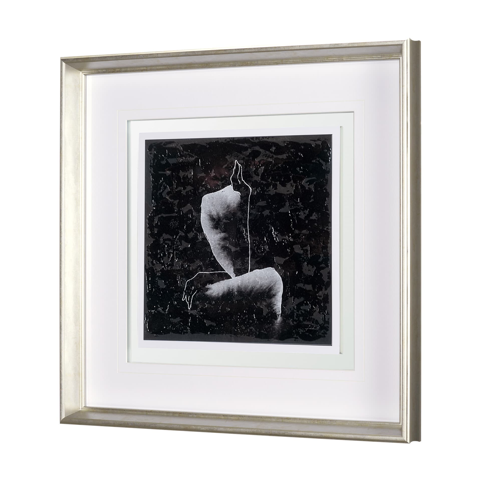 Andromedae I by Melody D a Hand Embellished Textured Framed Art Print Matted under Glass — product photograph