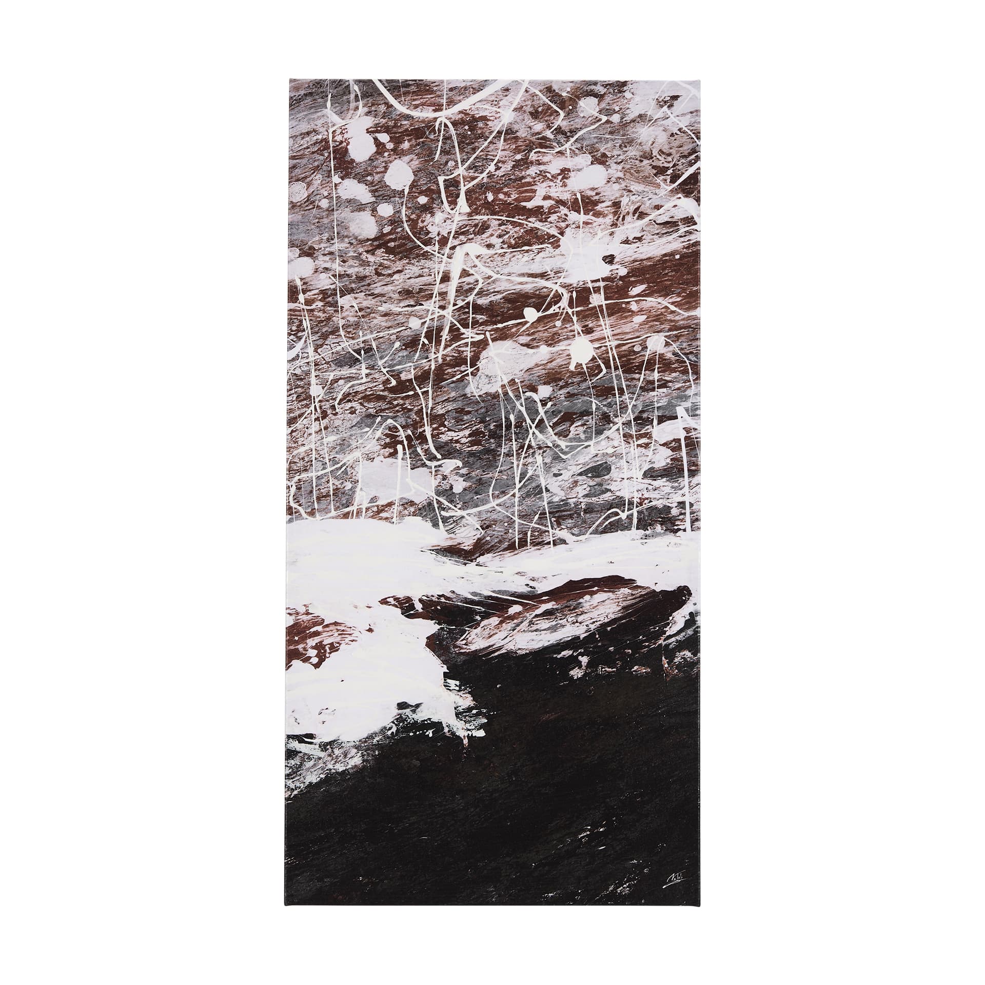 Sakura Rain II by Mercana Studio a Hand Embellished Textured Canvas — product photograph
