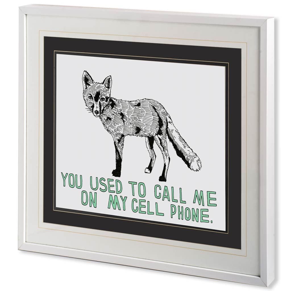 Fox by Marie, Natasha a Framed Art Print Matted under Glass — product photograph