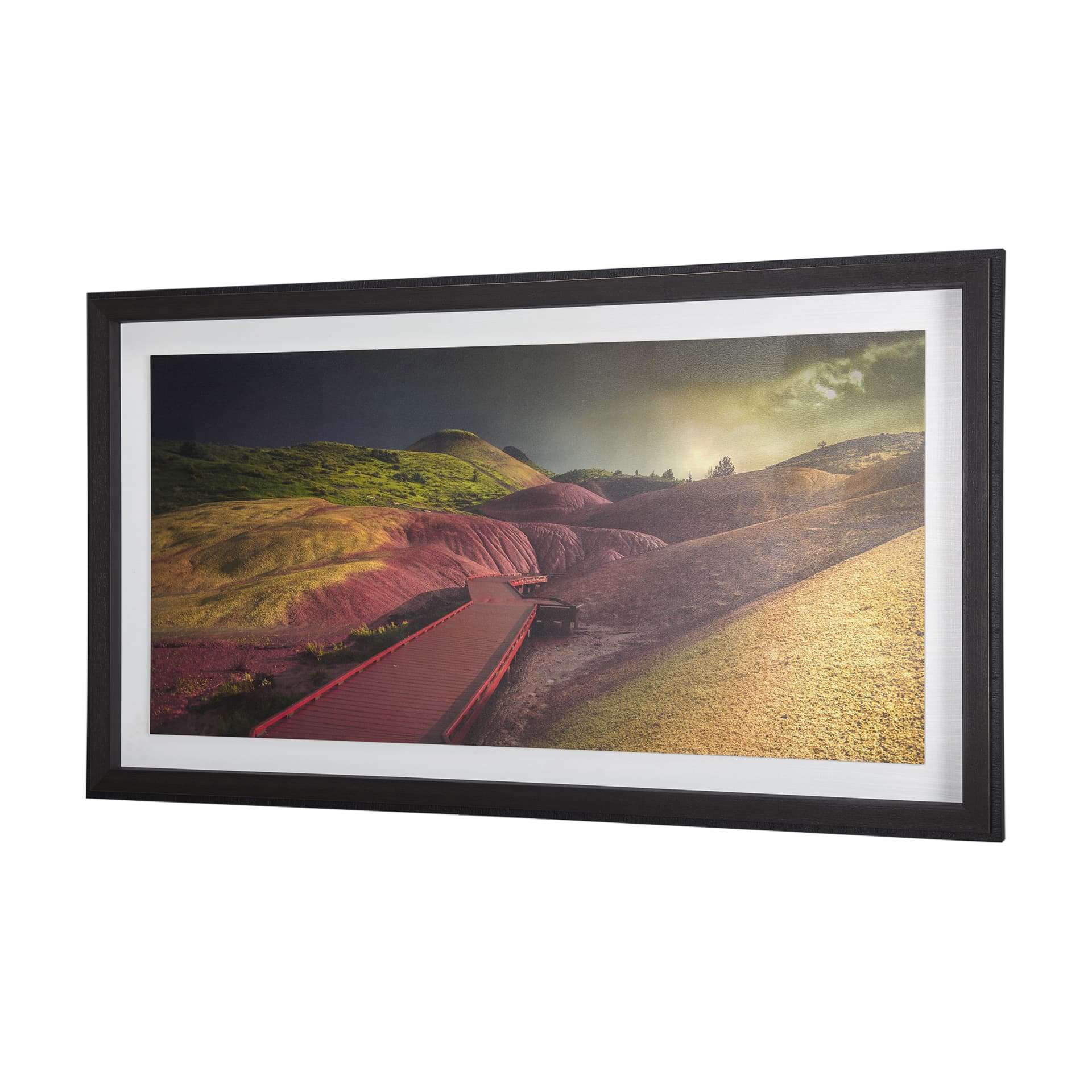 John Day I by Chad Mackay a Hand Embellished Textured Framed Photo Art Print — product photograph