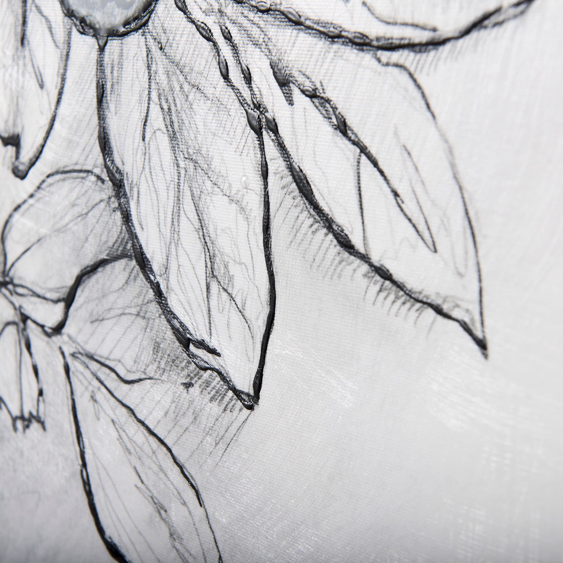 Wildberry Collection Blueberry by Ariana a Hand Embellished Textured Canvas — product photograph