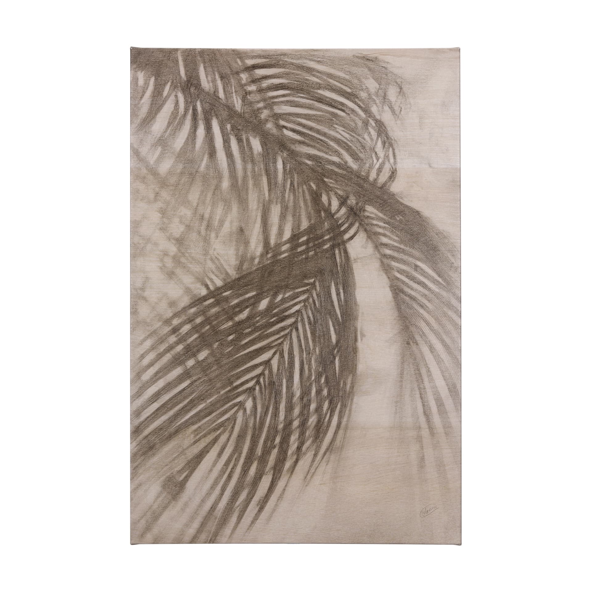 Shadows on wood I by Mercana Studio a Hand Embellished Textured Canvas — product photograph