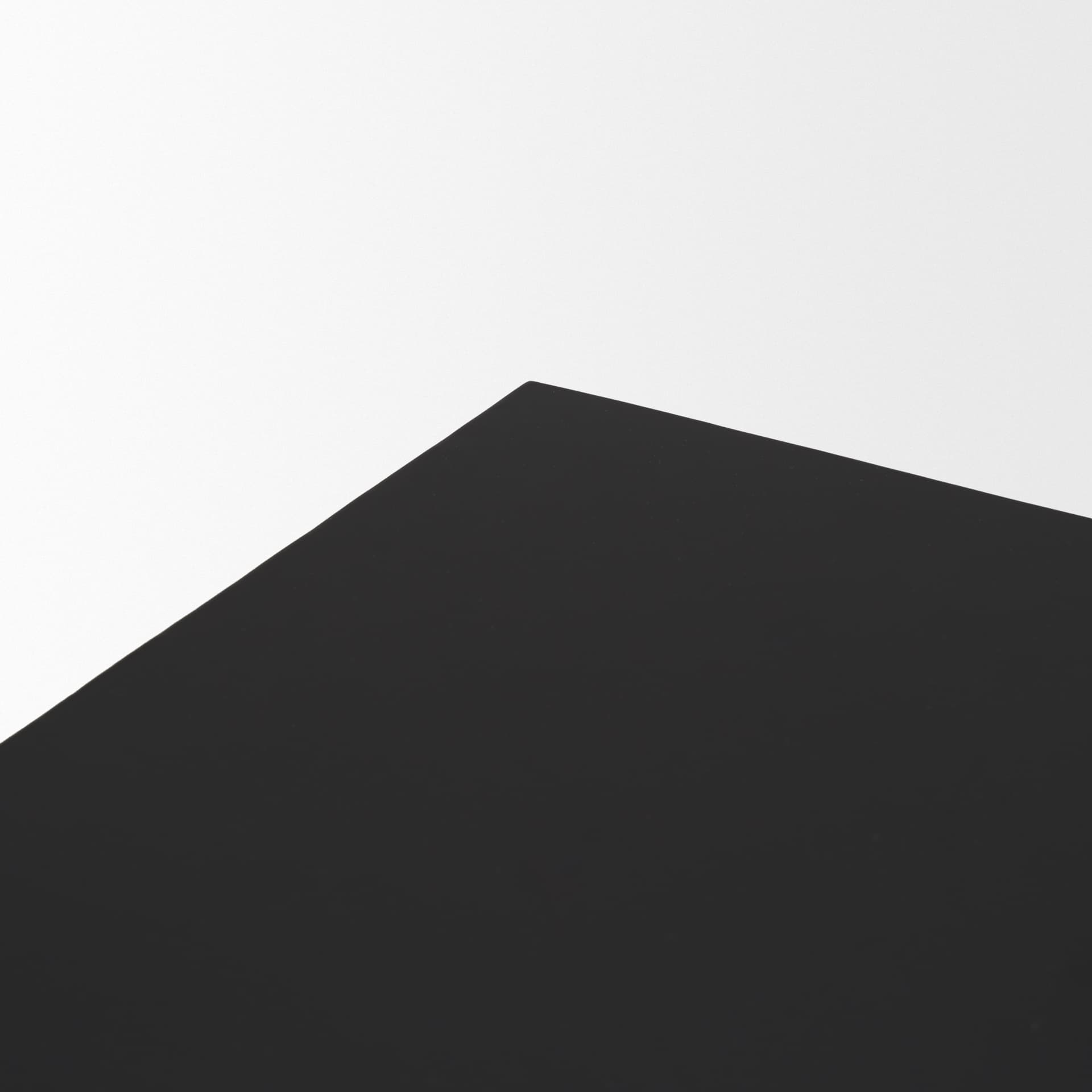 Sobi Matte Black Square Metal Side Table — product photograph