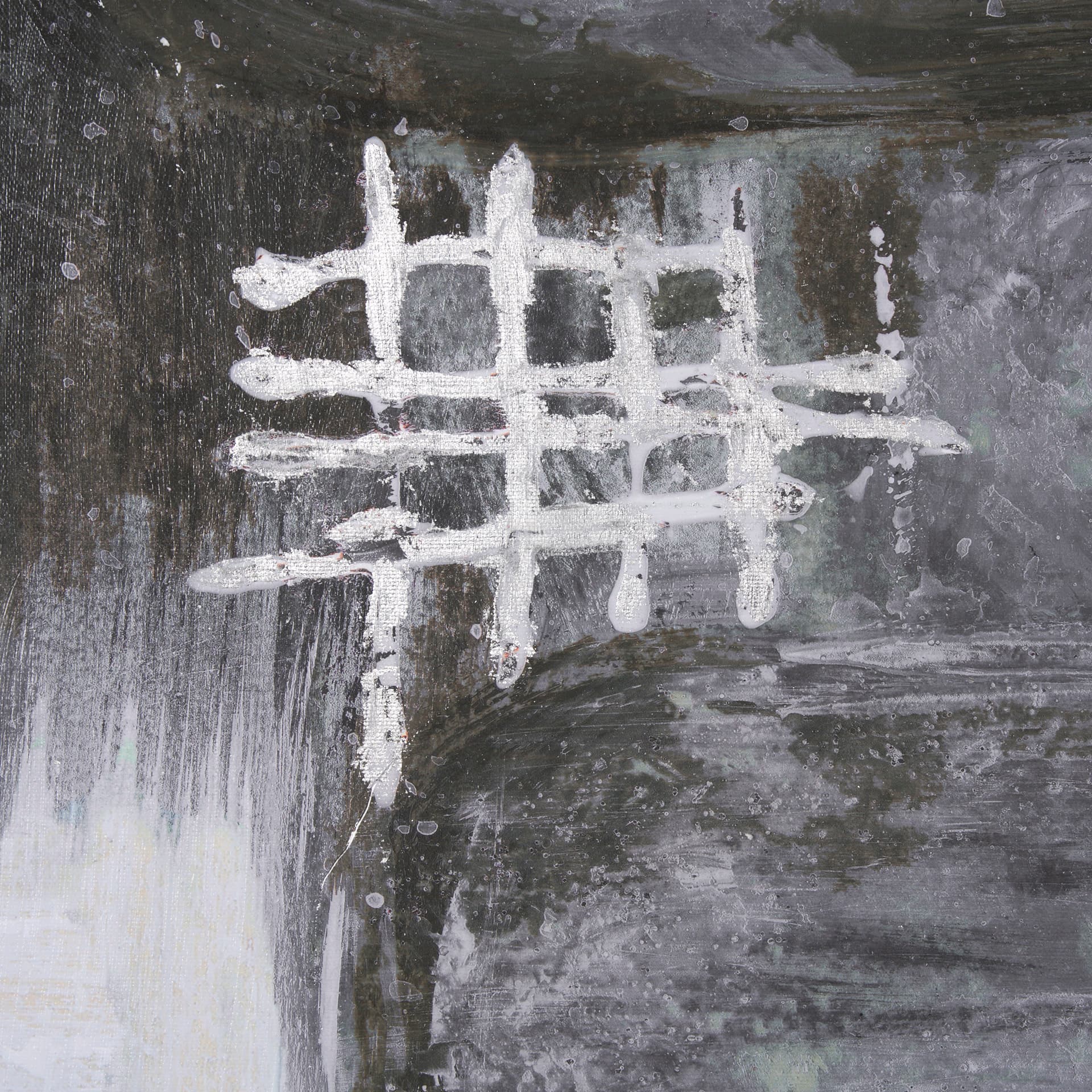 Semblance I by Mercana Studio a Hand Embellished Textured Framed Canvas — product photograph