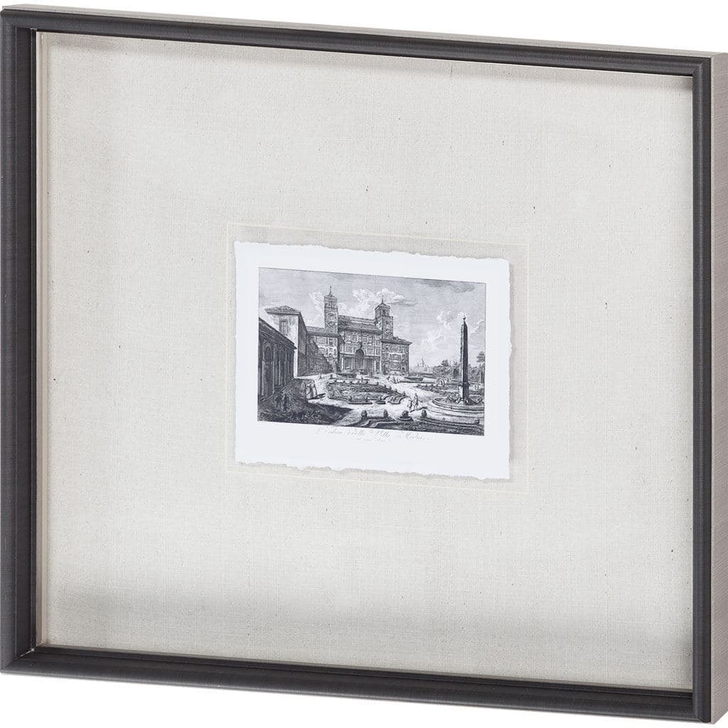 Veduta della Villa Medici (MC) by Piranesi a Framed Art Print Matted under Glass — product photograph
