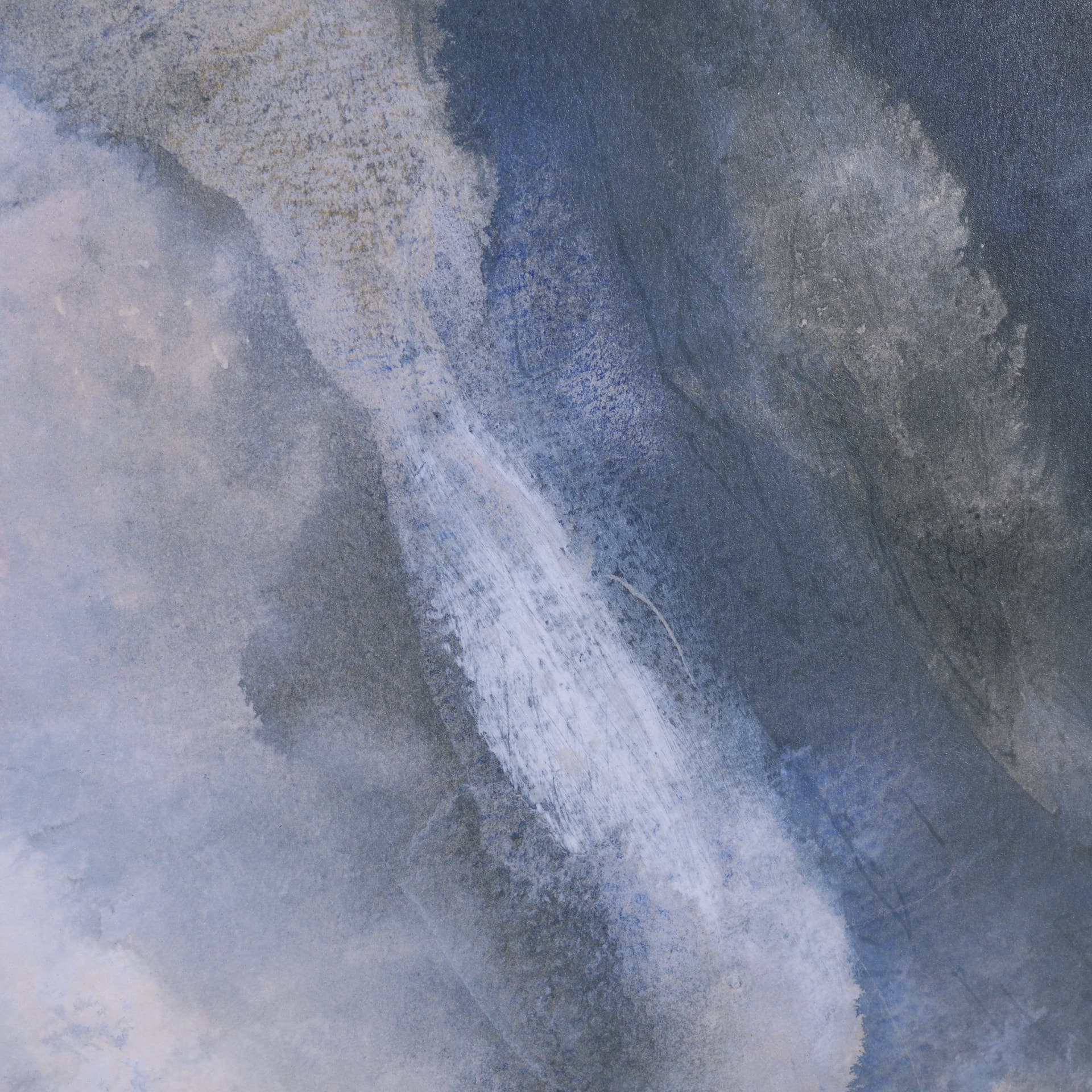 Turbulent Skies Abstract by Mercana Studio a Hand Embellished Framed Print under Glass — product photograph