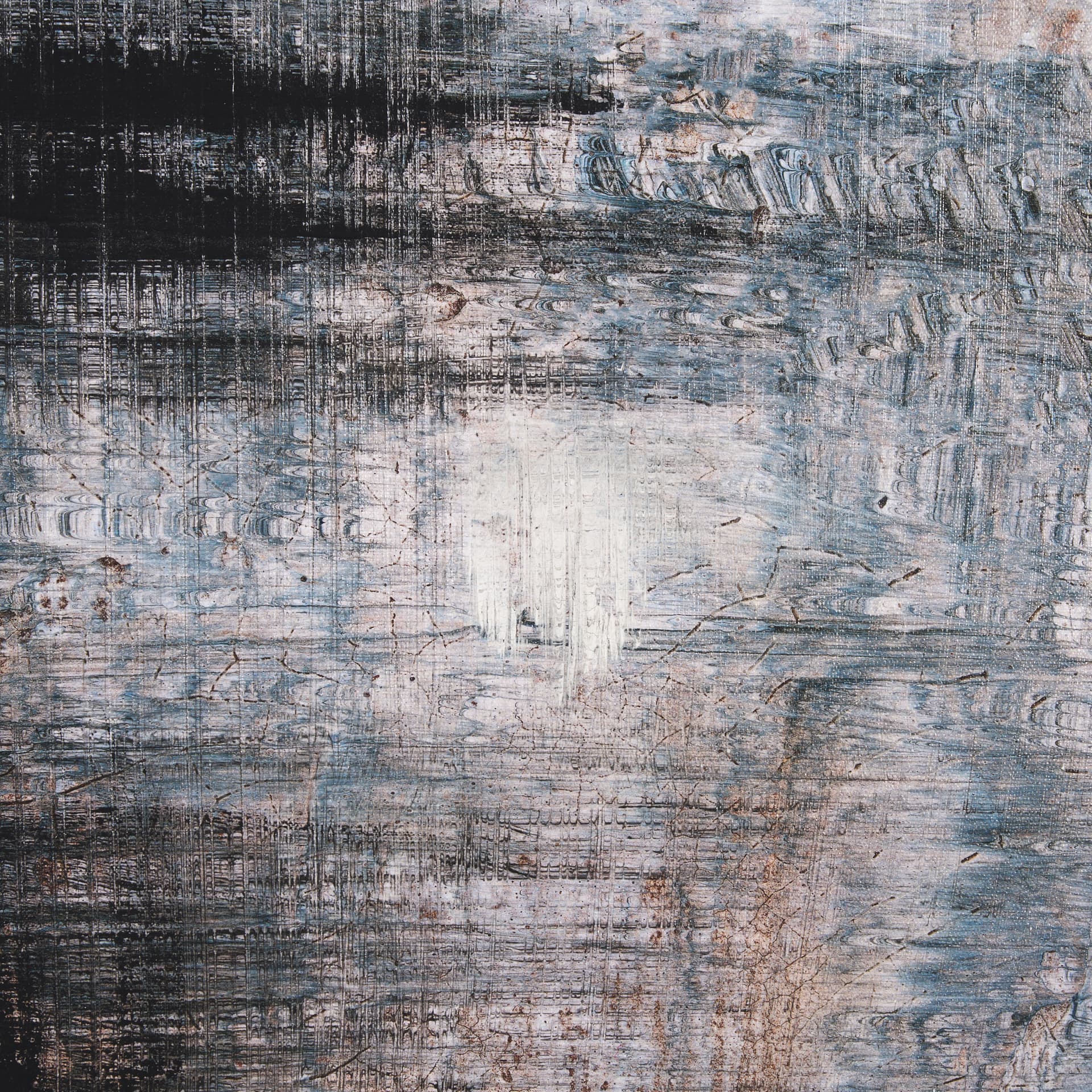Merge Framed Canvas by Morgan McLaren a Hand Embellished Textured Framed Canvas — product photograph
