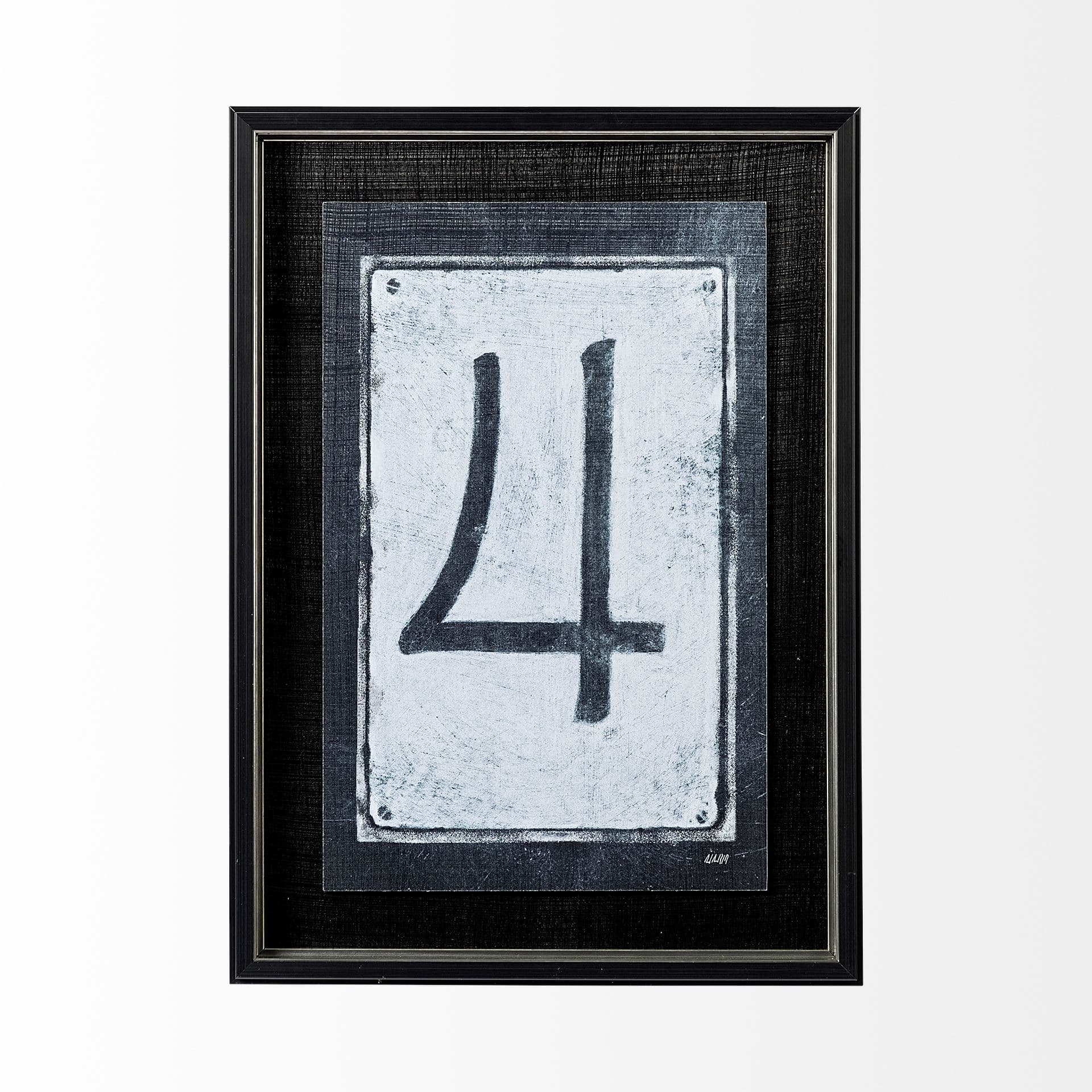 Value Collector 4 by Mercana Studio a Hand Embellished Textured Framed Art Print — product photograph