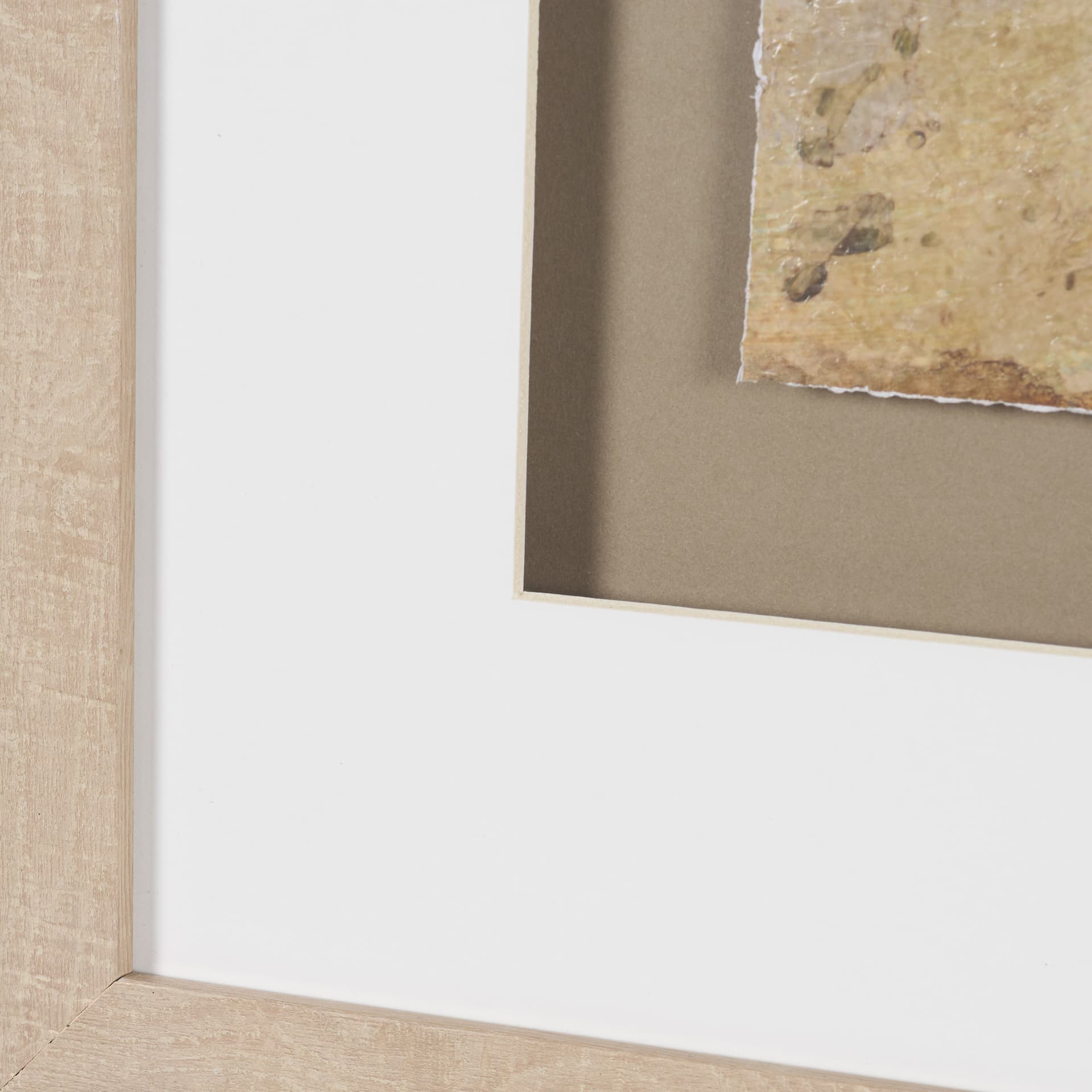 Amber Horizon III by Mercana Studio Textured Framed Artwork Matted under Glass — product photograph