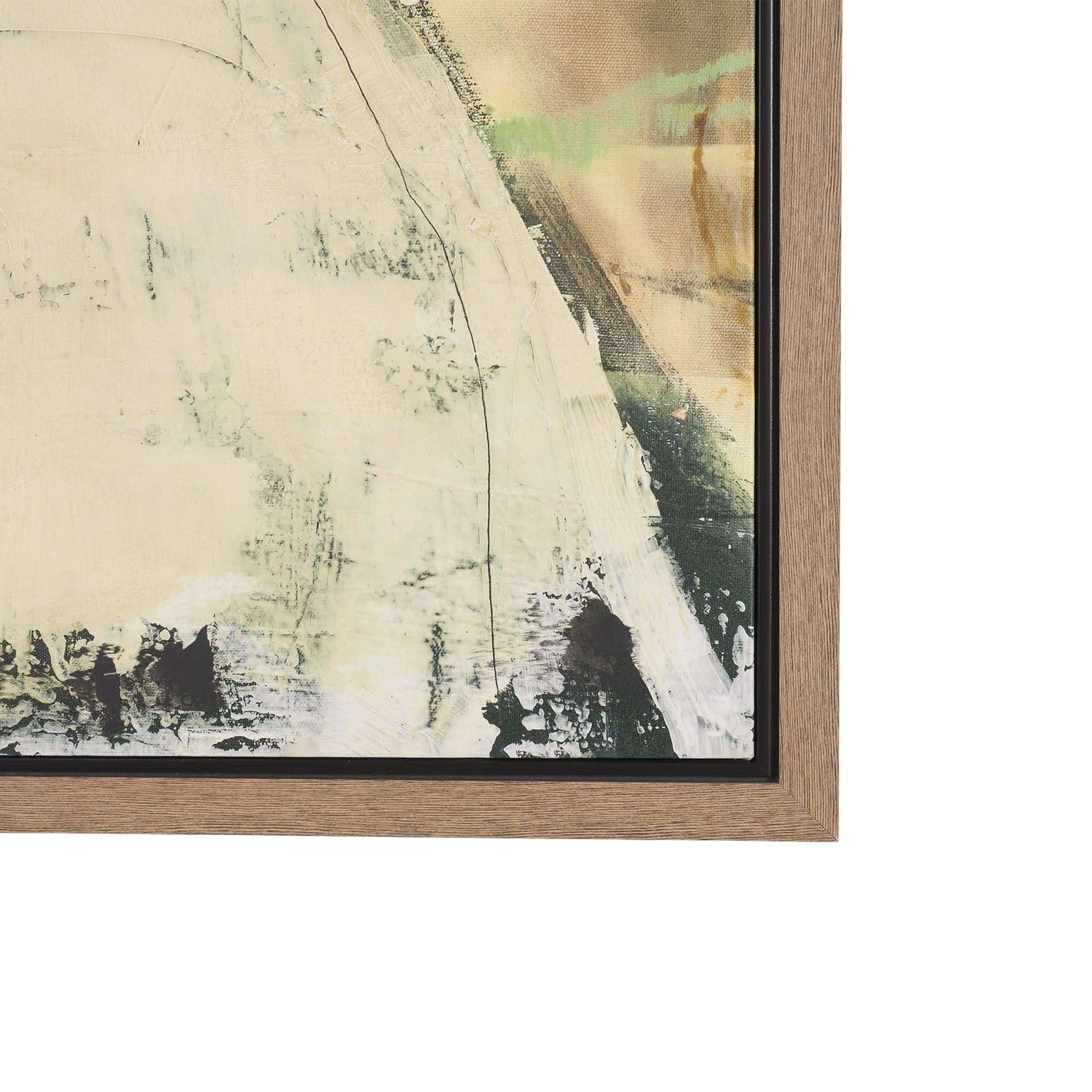 In Profile 2 by Sarah Helser Hand-Embellished Textured Framed Canvas Artwork — product photograph