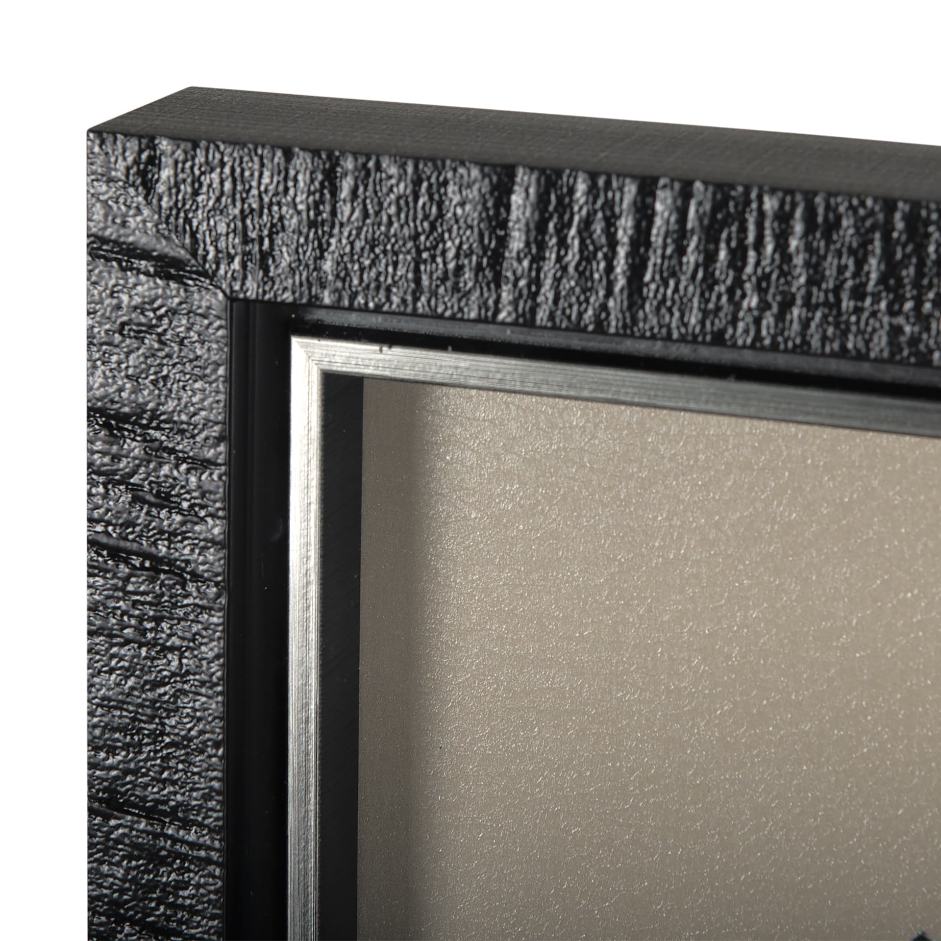 Simple Floral - Bloom by Mercana Studio Hand Embellished Textured Framed Art Photo Matted under Glas — product photograph