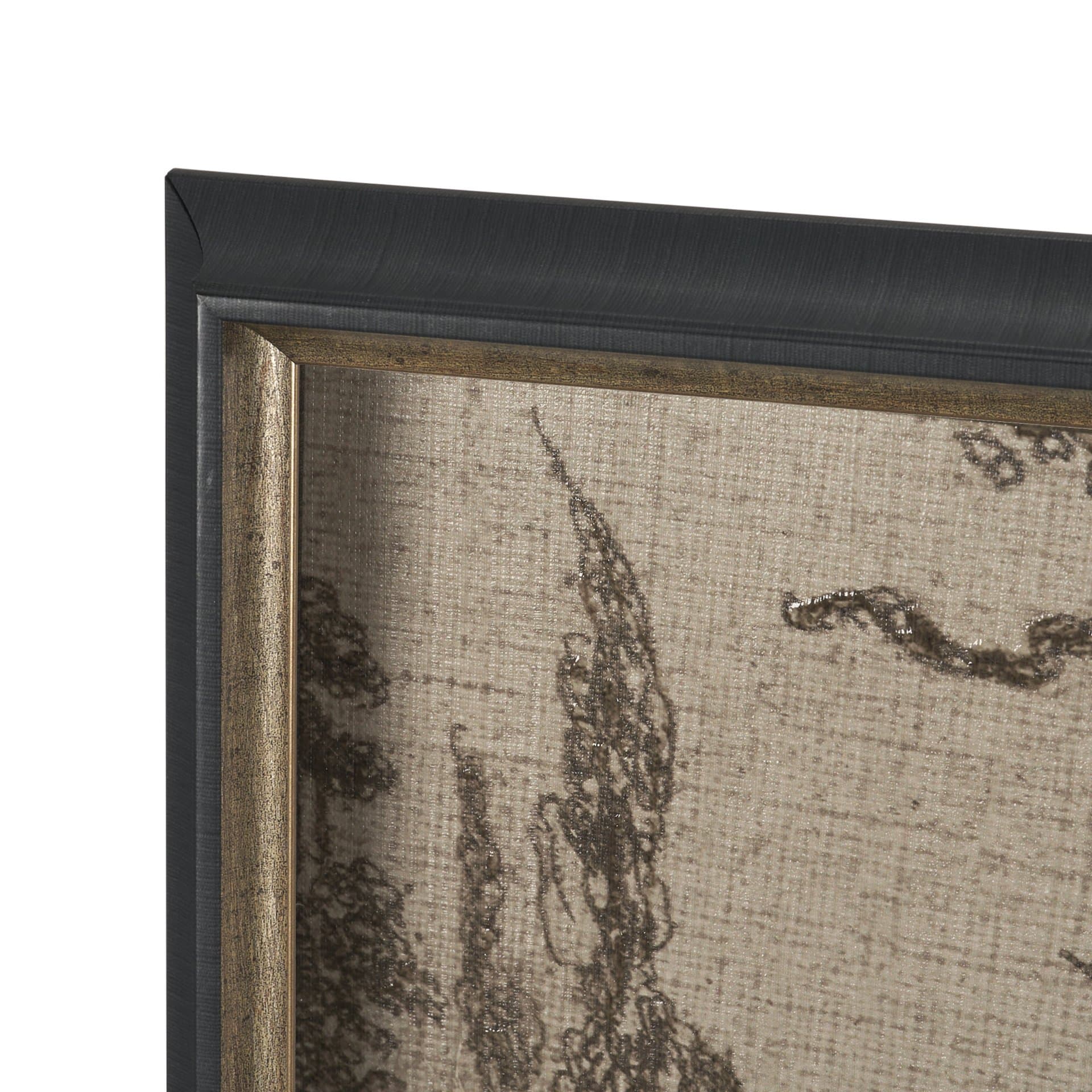 Landscape with an Oak Tree by Hercules Segers a Hand Embellished Framed Decograph Art Print — product photograph