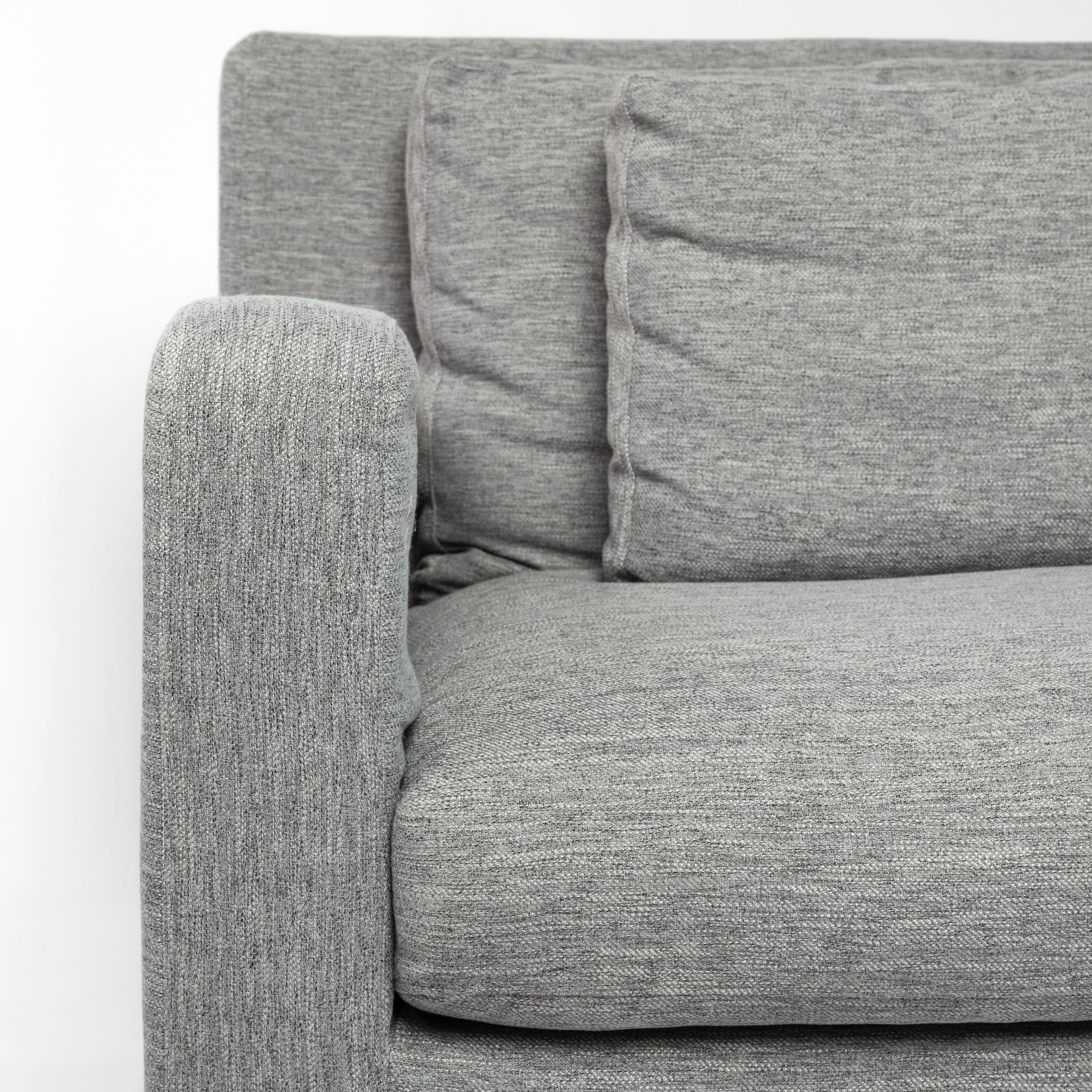 Denly III 38 X 38.25 X 34.5 Castlerock Gray Slipcover Upholstered Arm Chair — product photograph
