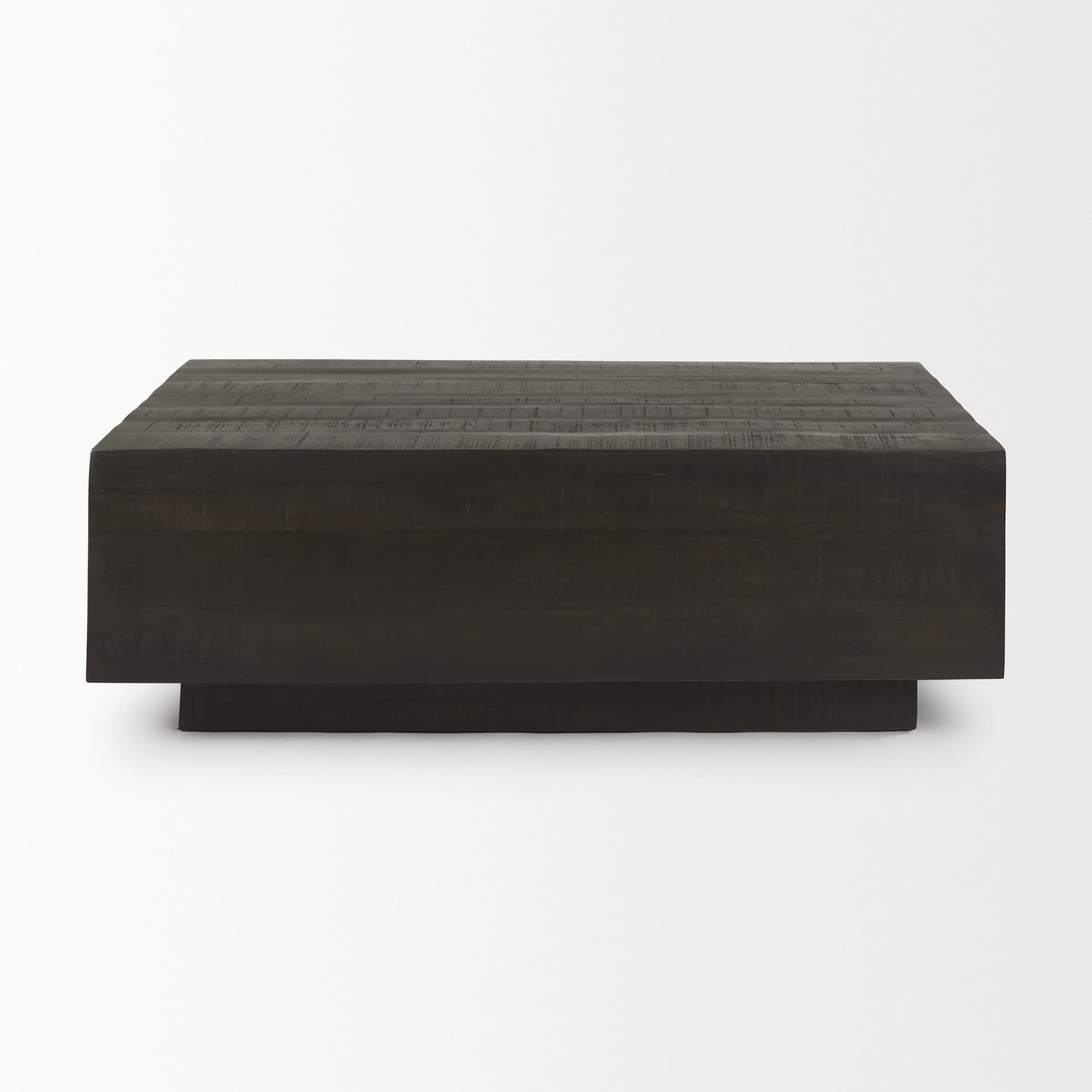Hayden Dark Brown Wood Rectangular Coffee Table — product photograph