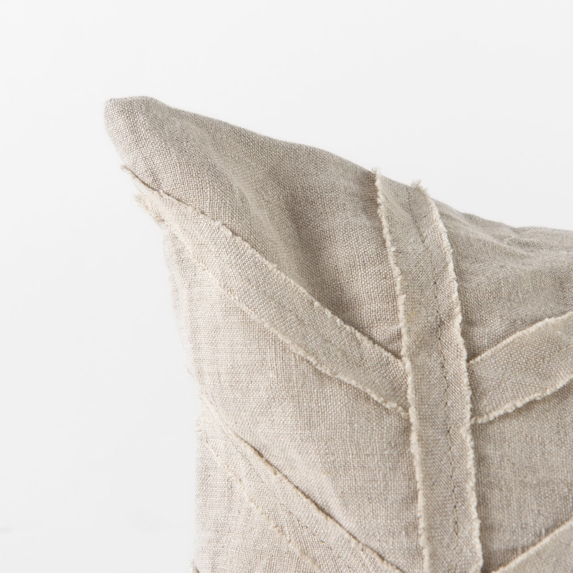 Ivivva 14x26 Beige Fabric Textured Decorative Pillow Cover — product photograph