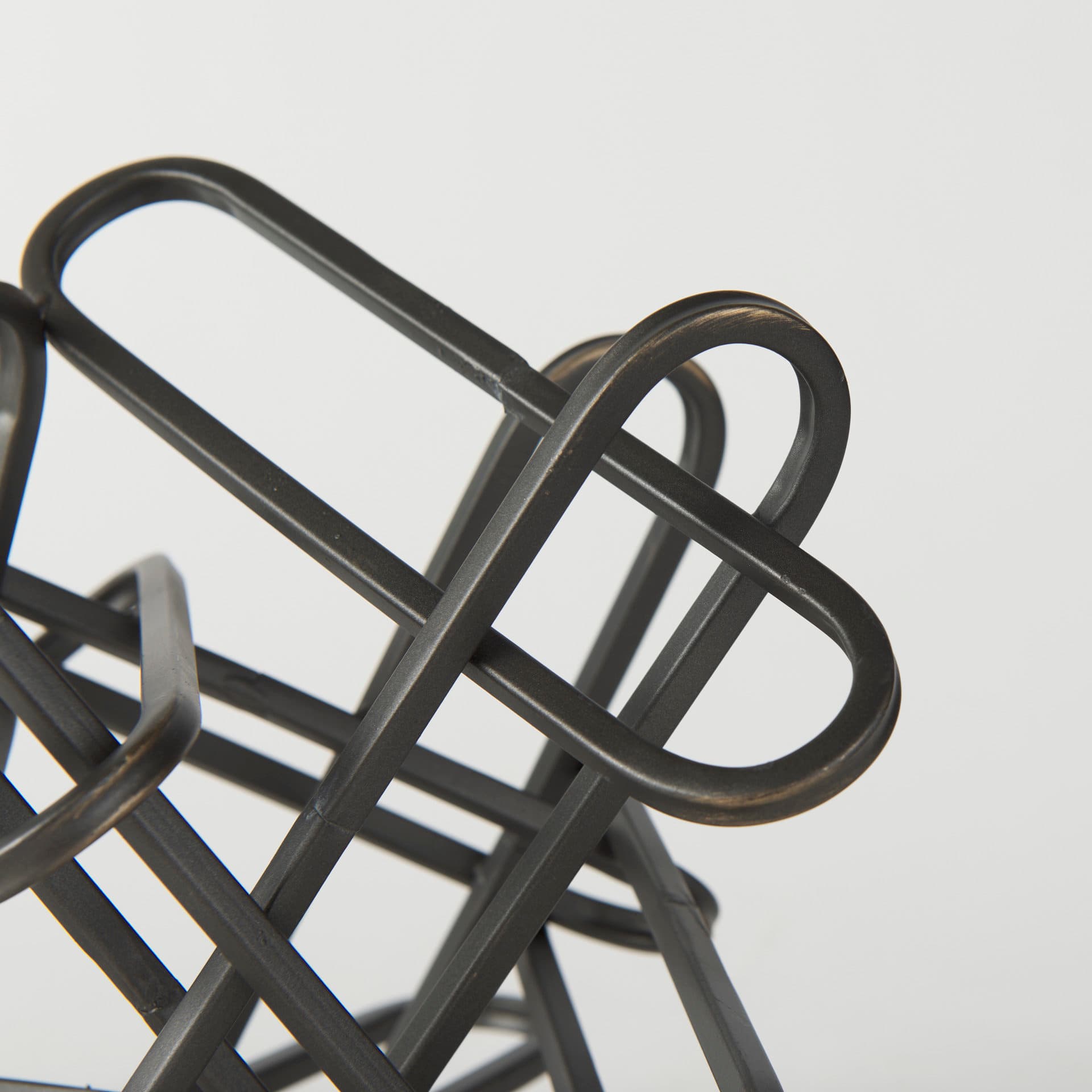 Henderson 10.4L x 8.3W x 7.7H Black Metal Paperclip Decorative Object — product photograph