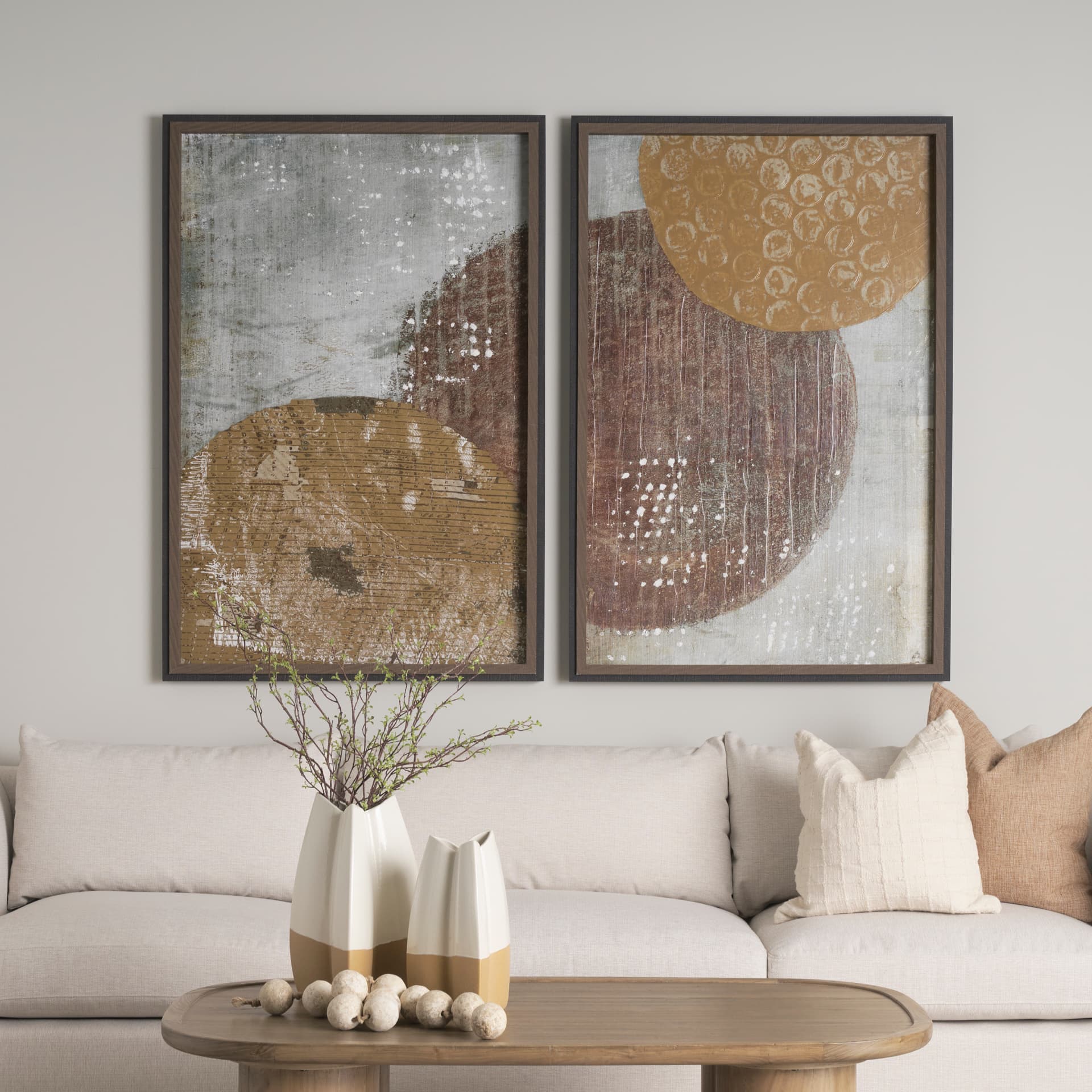 Environment I by Mercana Studio a Hand Embellished Framed Art Print — product photograph