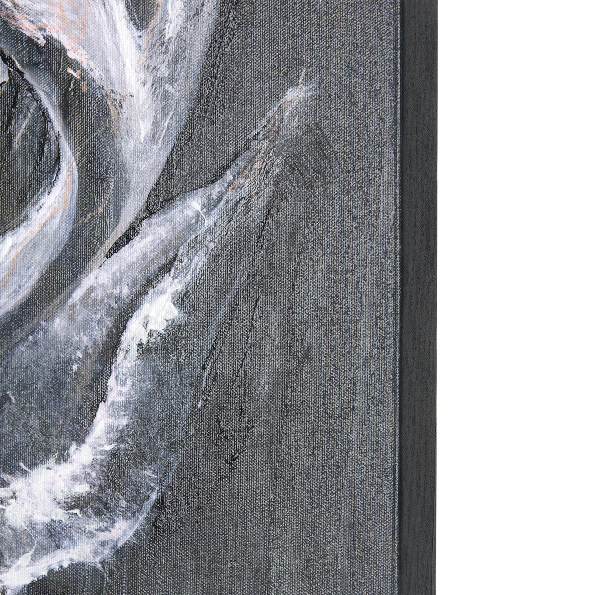 Animal Portrait IV by Mercana Studio a Hand Embellished Textured Canvas — product photograph