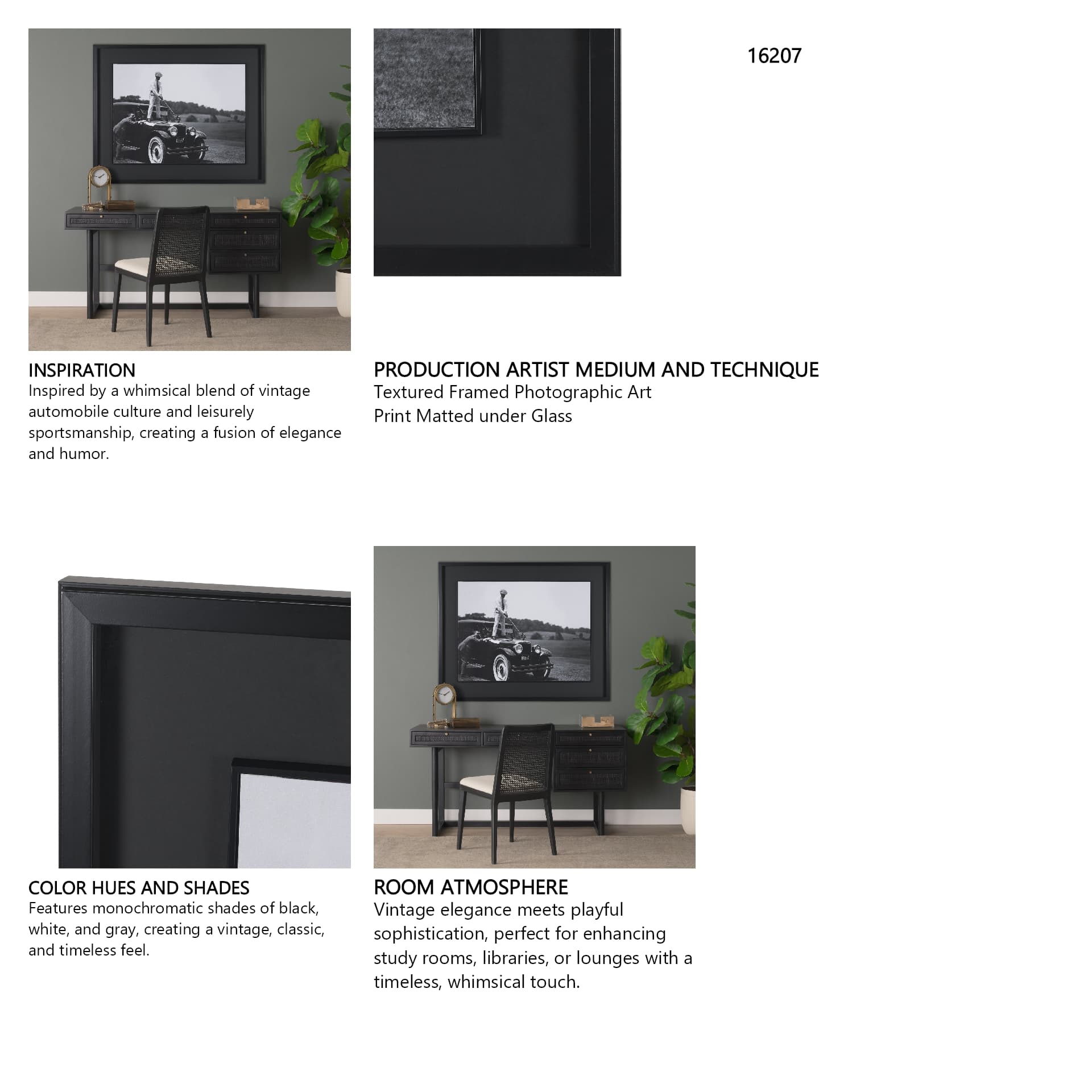 Easy Swing by The Chelsea Collection Textured FramedPhoto Print Matted under Glass — in a styled room