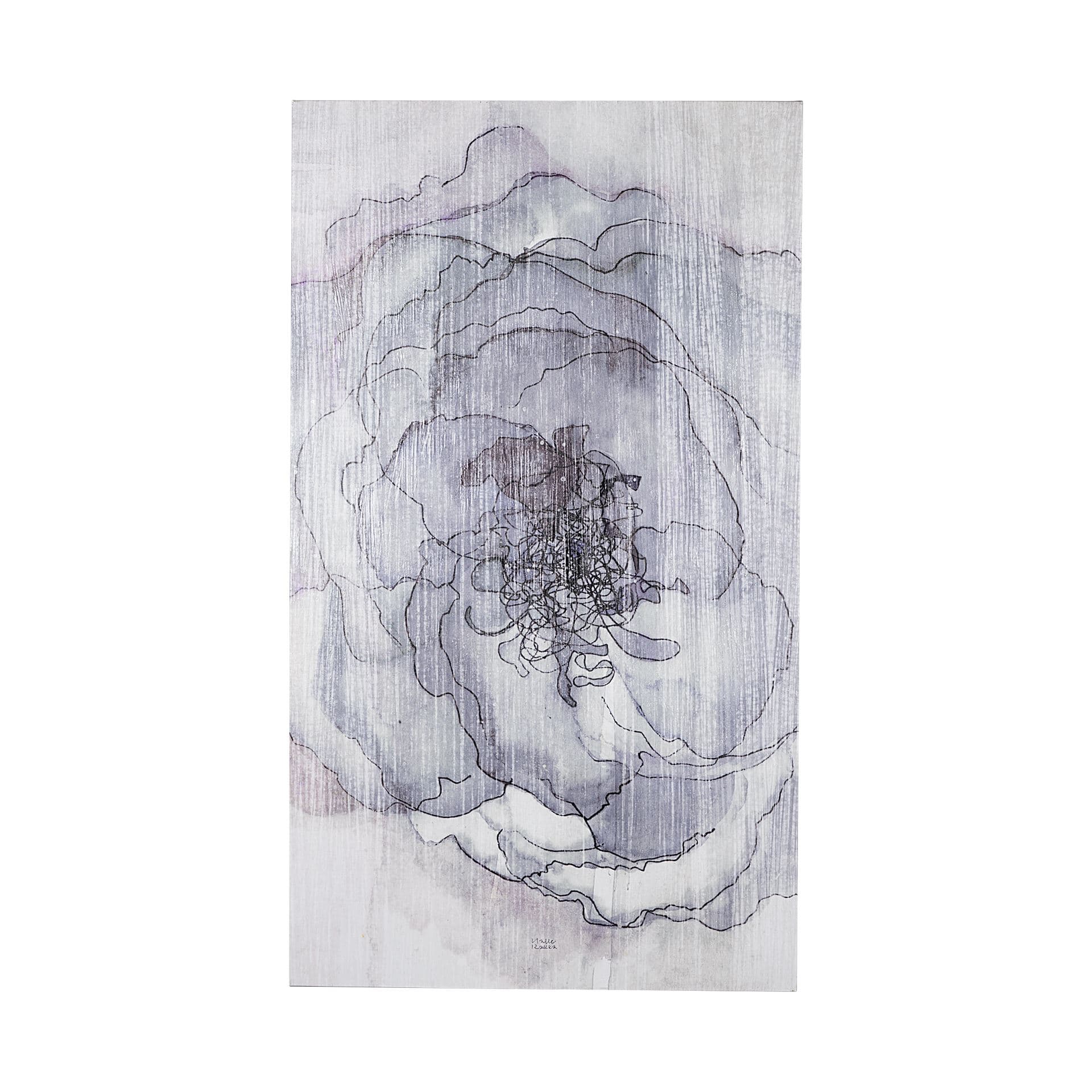 Sun and Rain I by Halle Rakka a Hand Embellished Textured Canvas — product photograph