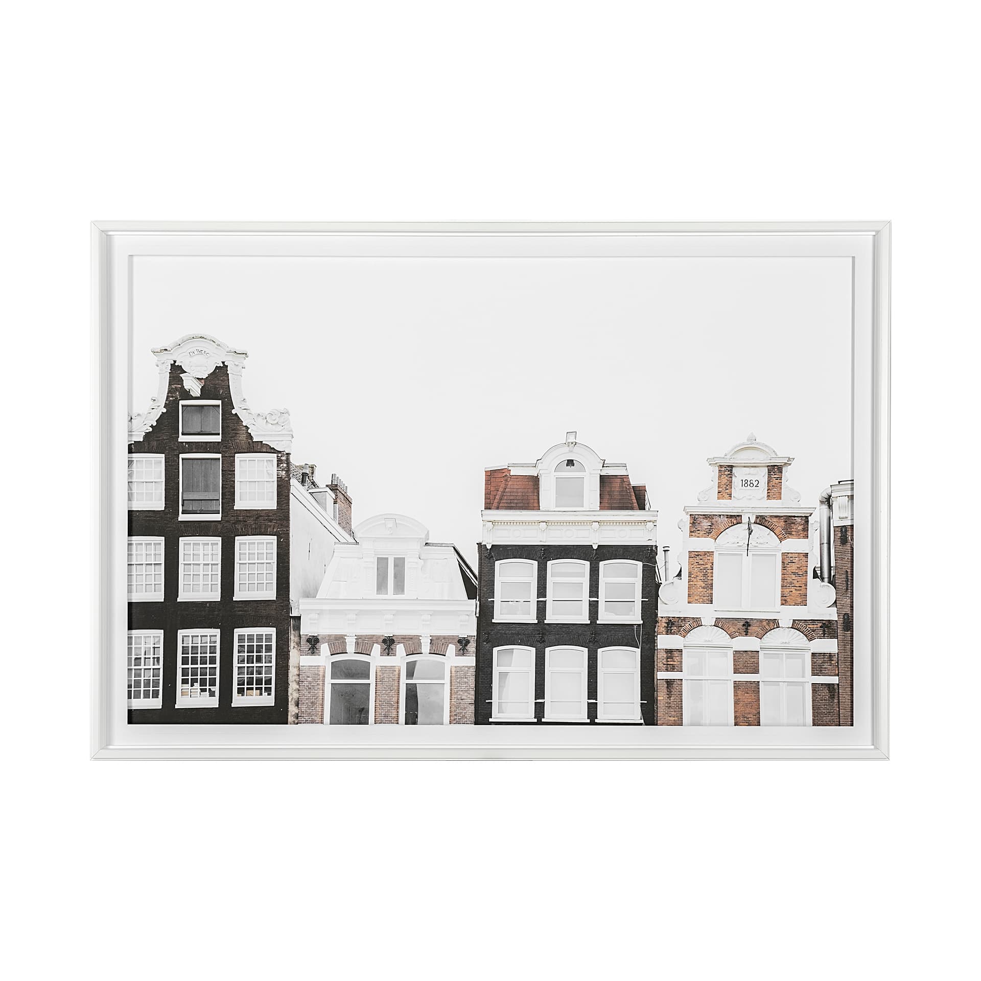 Beautiful Buildings by Irene Suchocki a Framed Photo Art Print Matted under Glass — product photograph