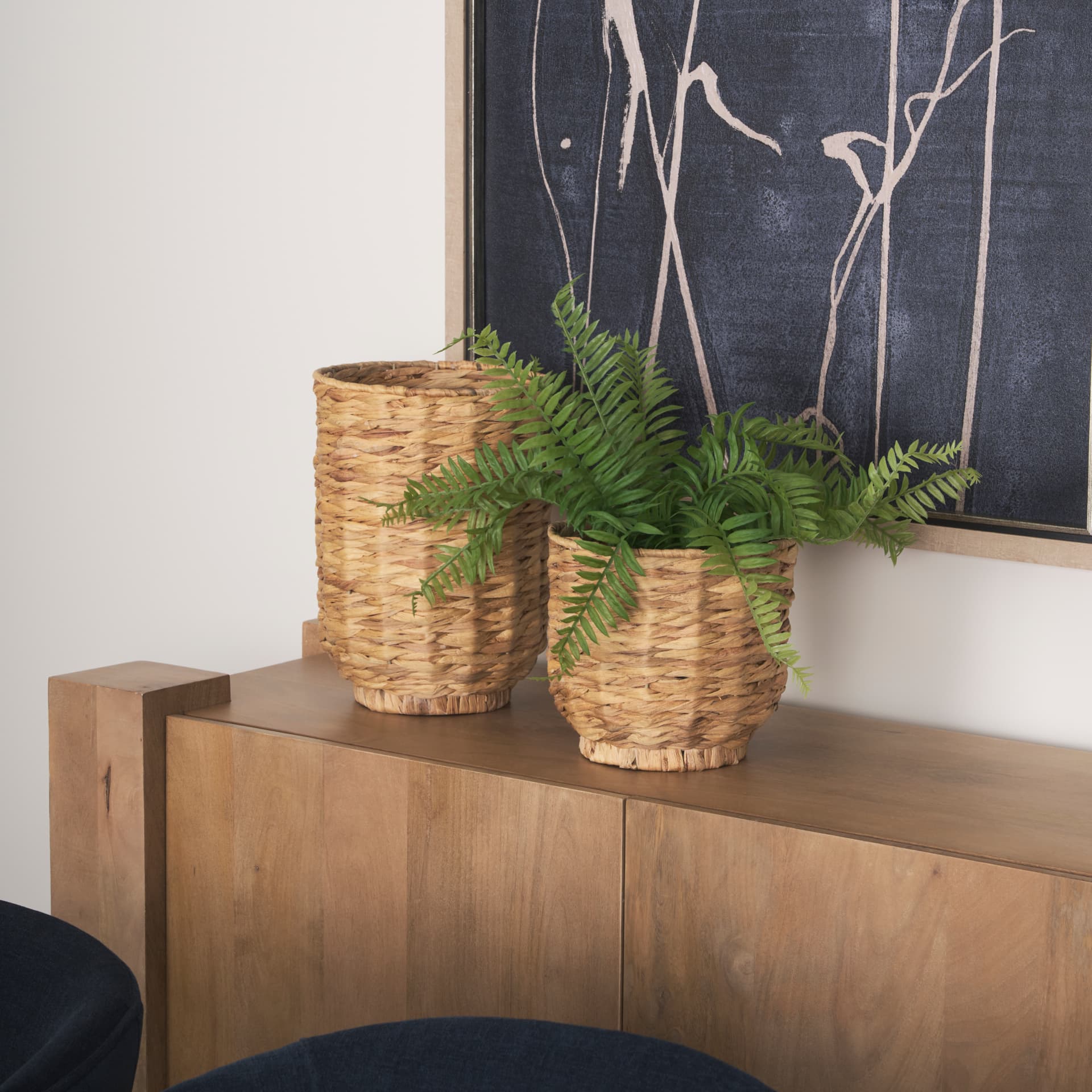 Tamuz (Set of 2) Grass Baskets — product photograph