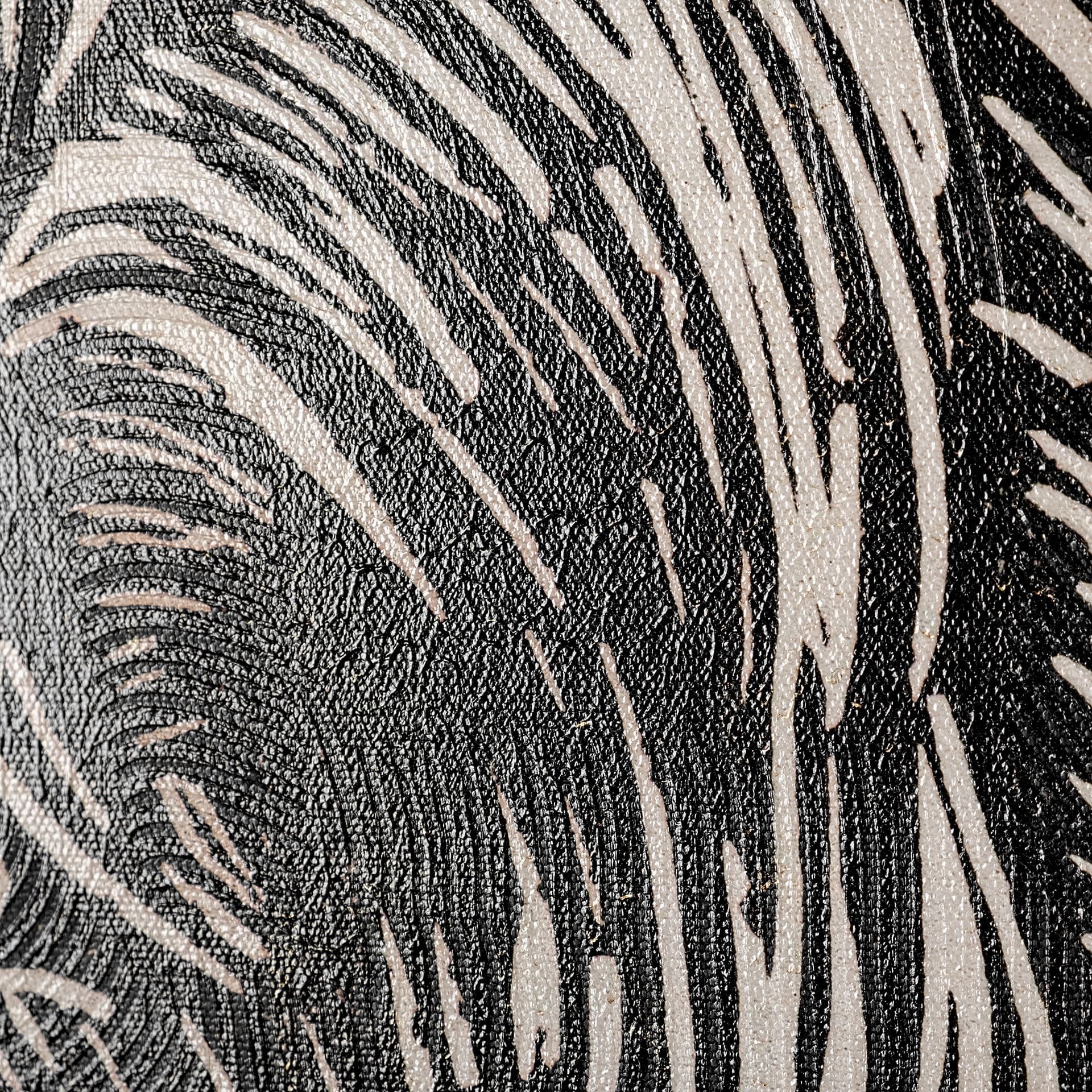 Linocut II (Goat) by Mercana Studio a Hand Embellished Textured Canvas — product photograph