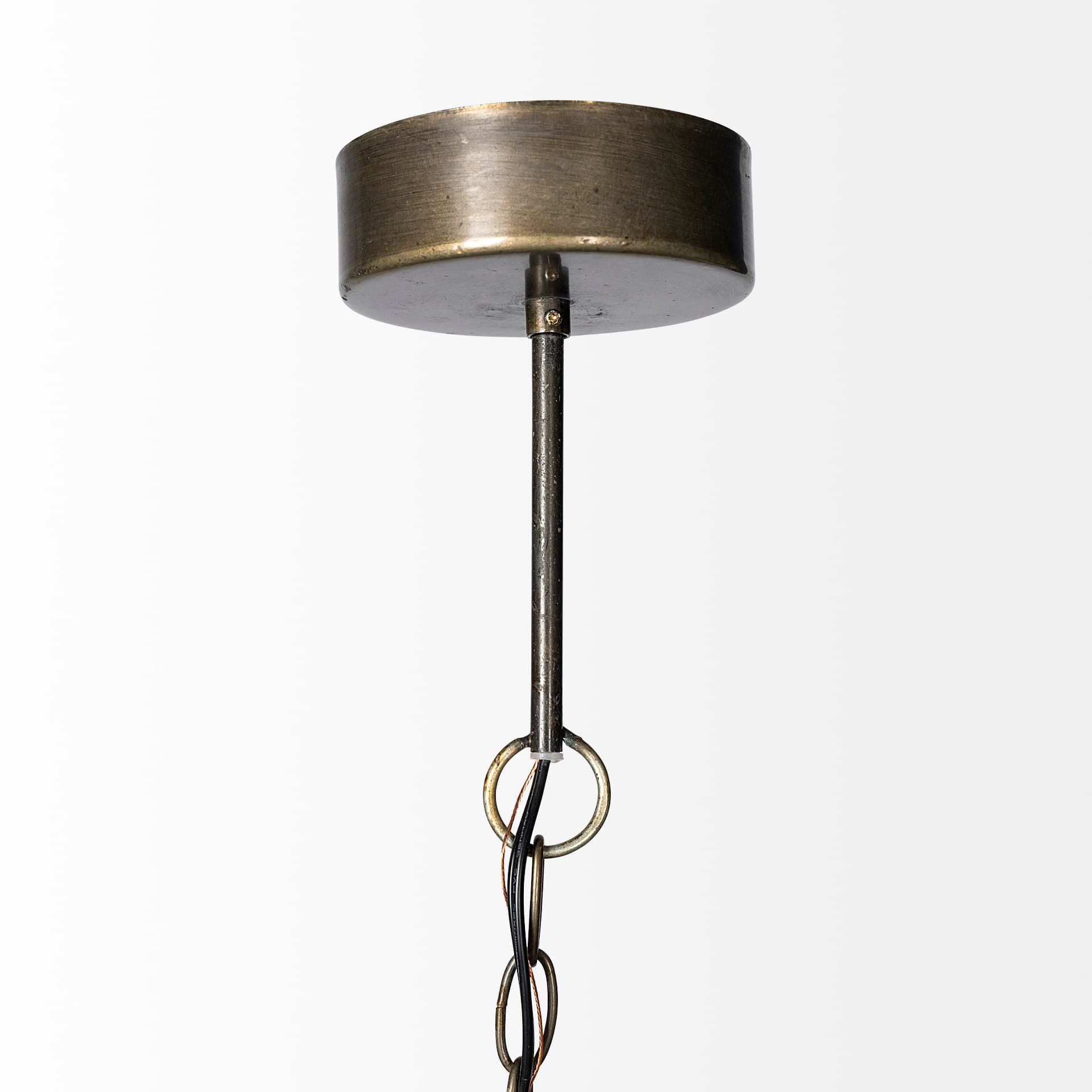 Tahla 14x 14.5 Gold Toned Metal Cage Pendant Light — product photograph