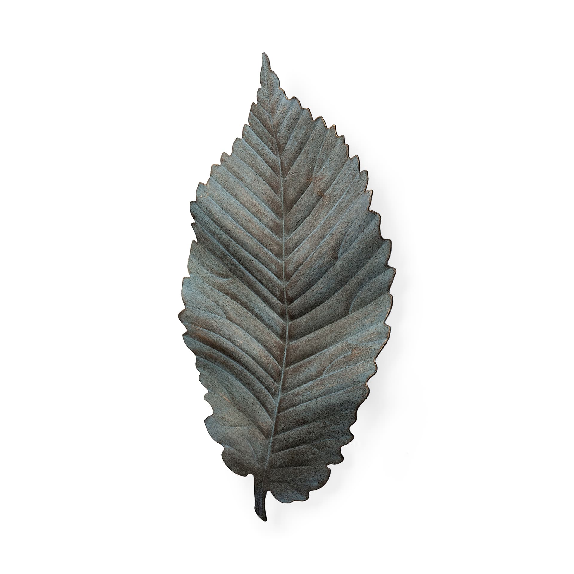 Brattea 16H Large Metal Leaf Wall Art — product photograph