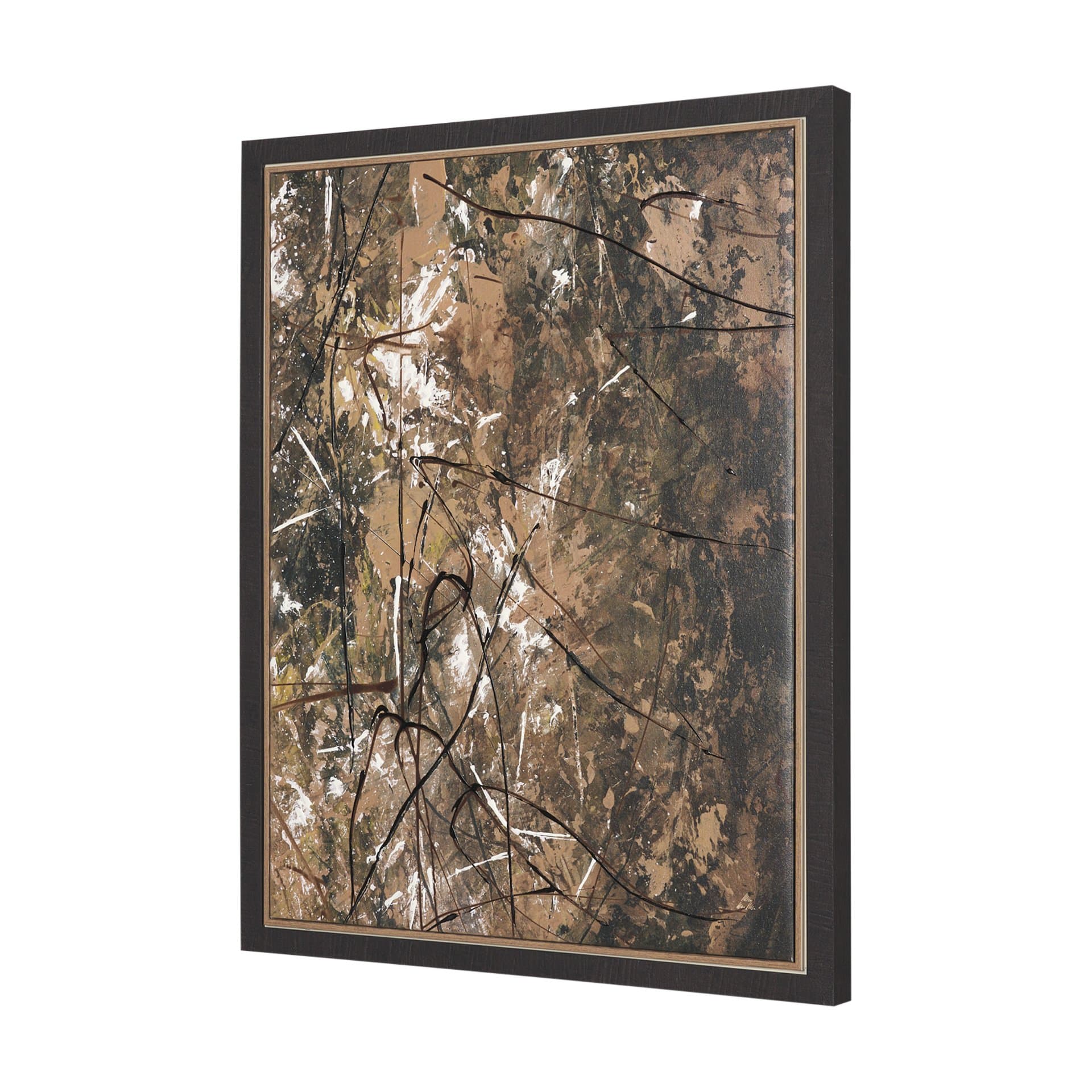 Chaos & Order IV by Chad Warren a Hand Embellished Textured Framed Canvas — product photograph